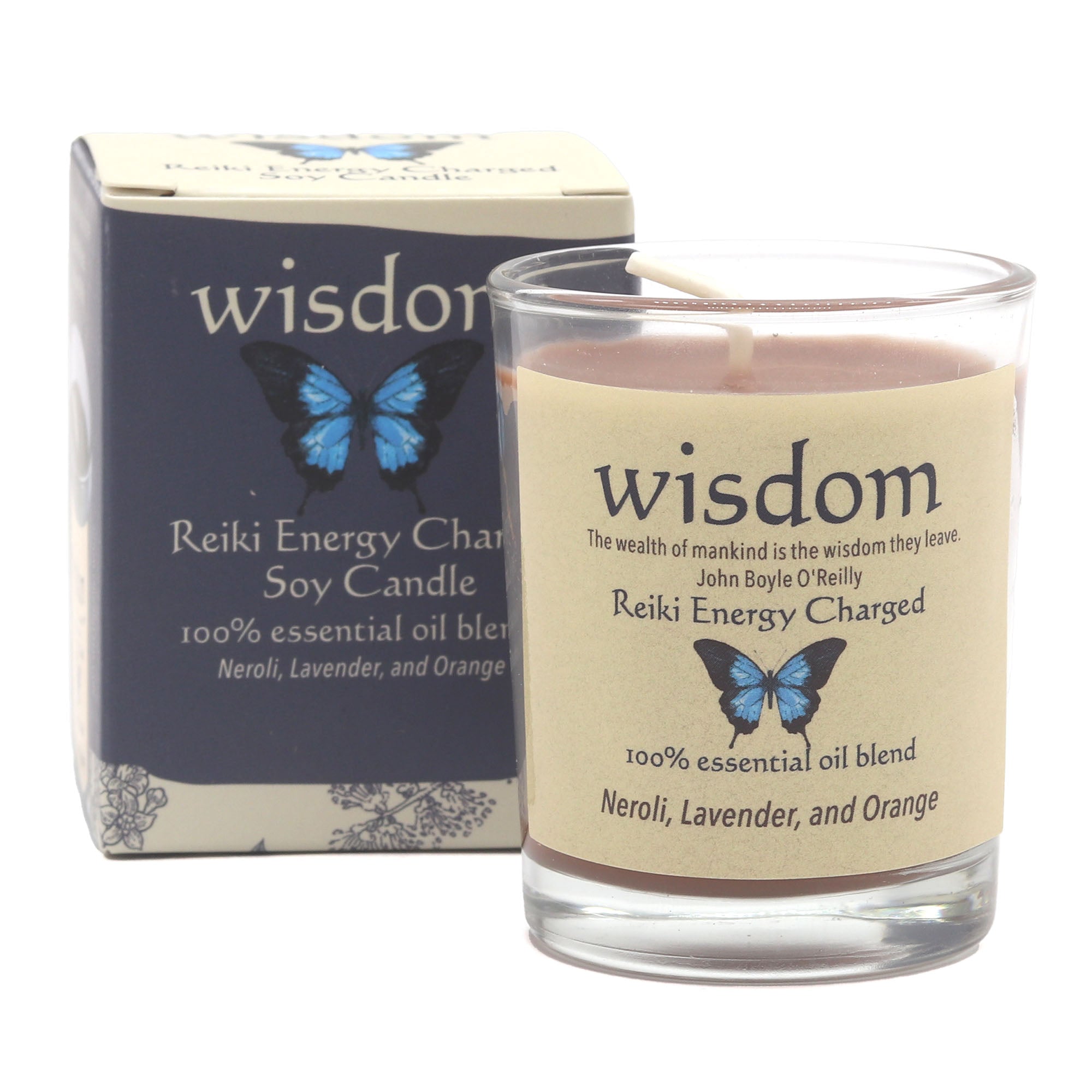 Wisdom Herbal Intentions Jar Spell Candle