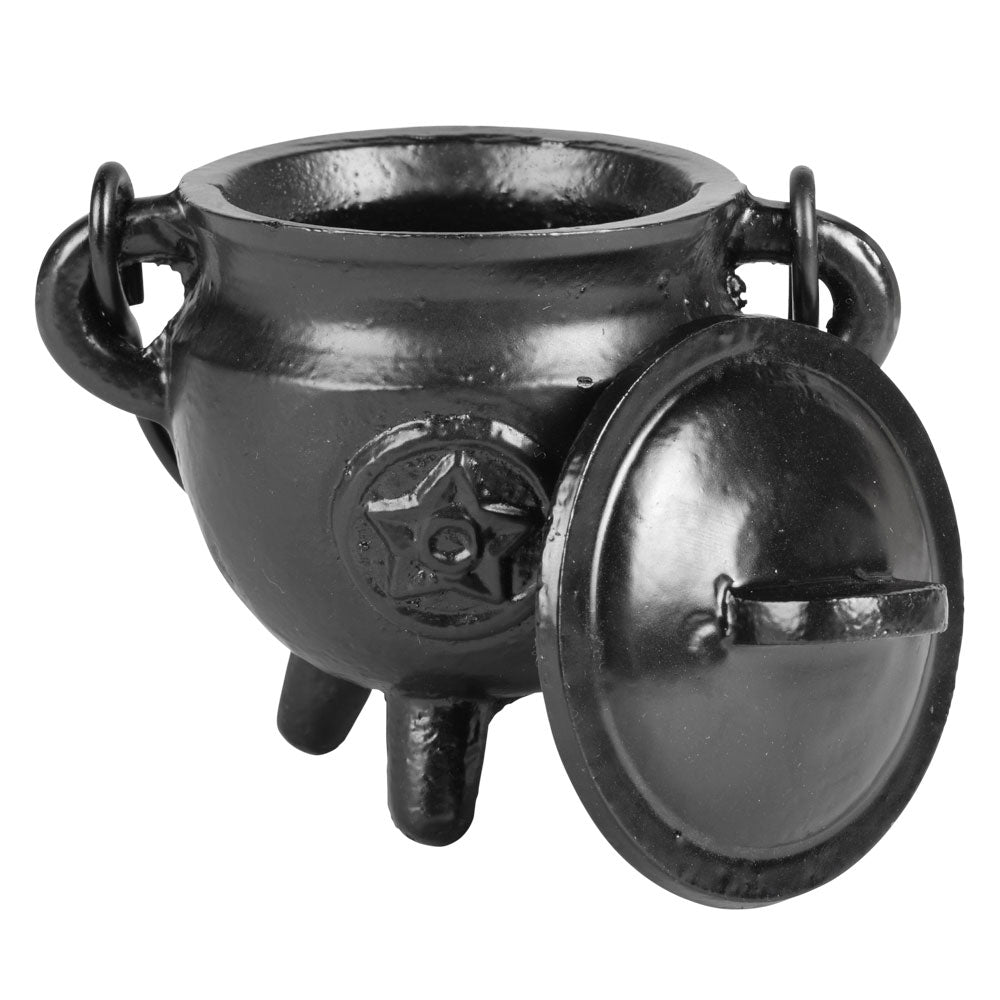 Pentacle Witch's Cast Iron Cauldron