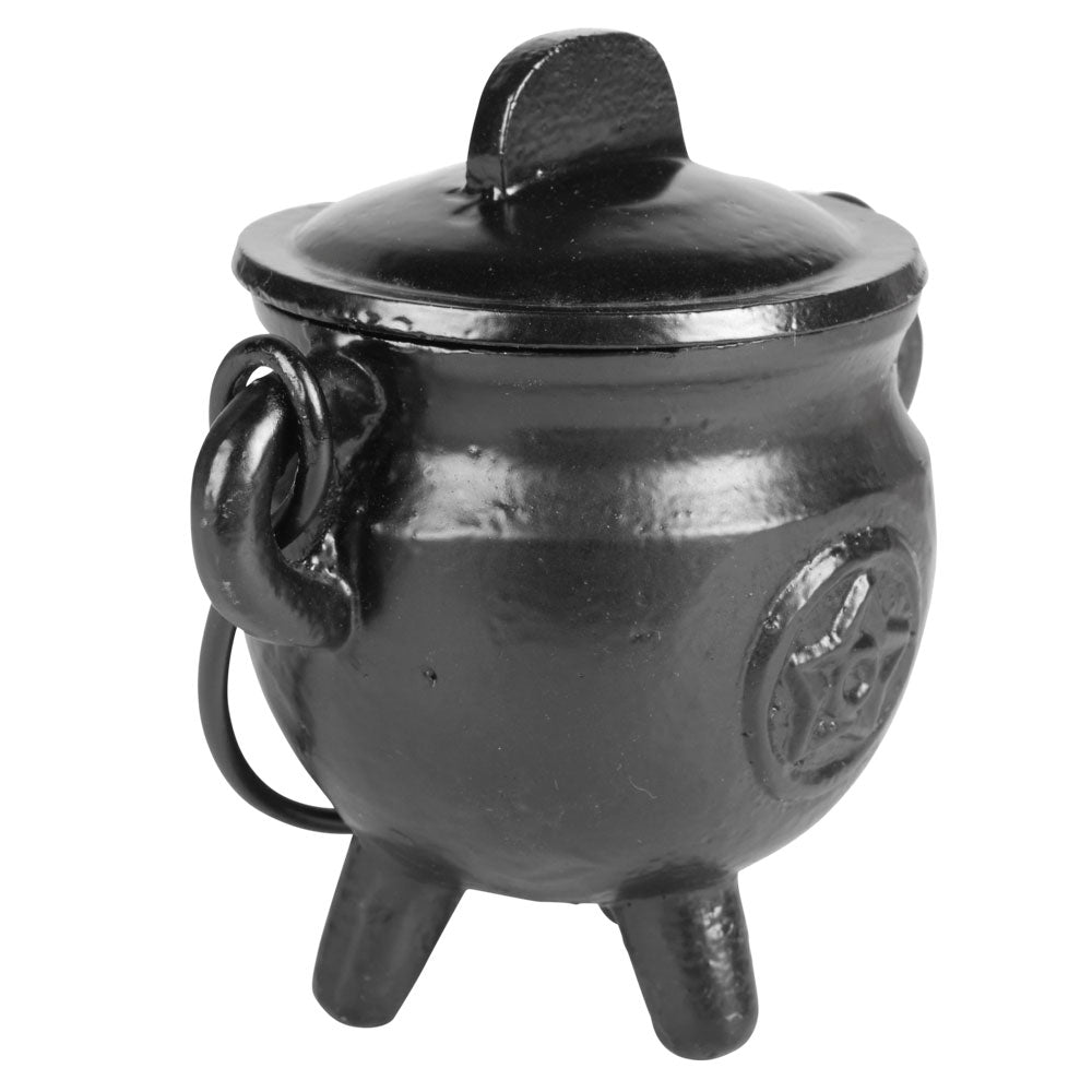 Pentacle Witch's Cast Iron Cauldron