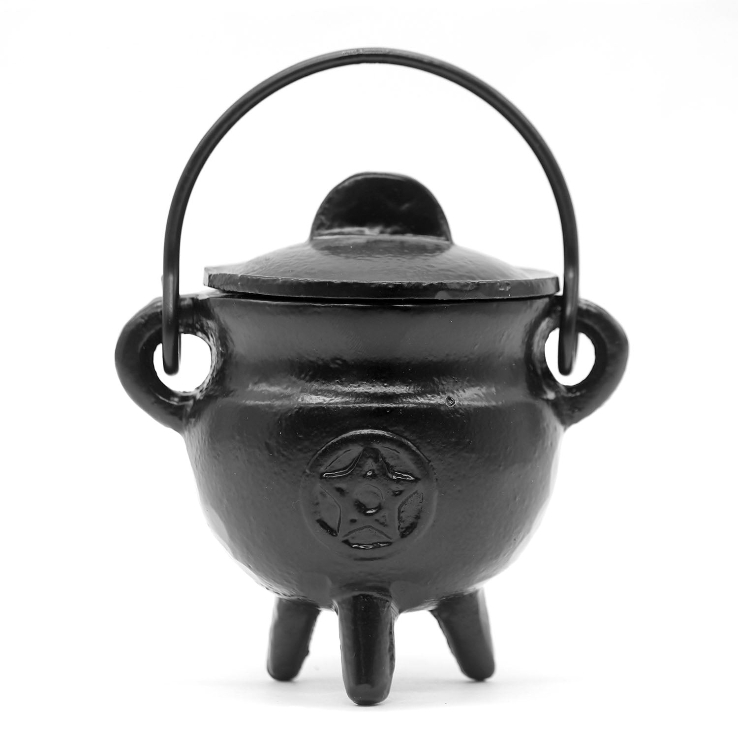 Pentacle Witch's Cast Iron Cauldron