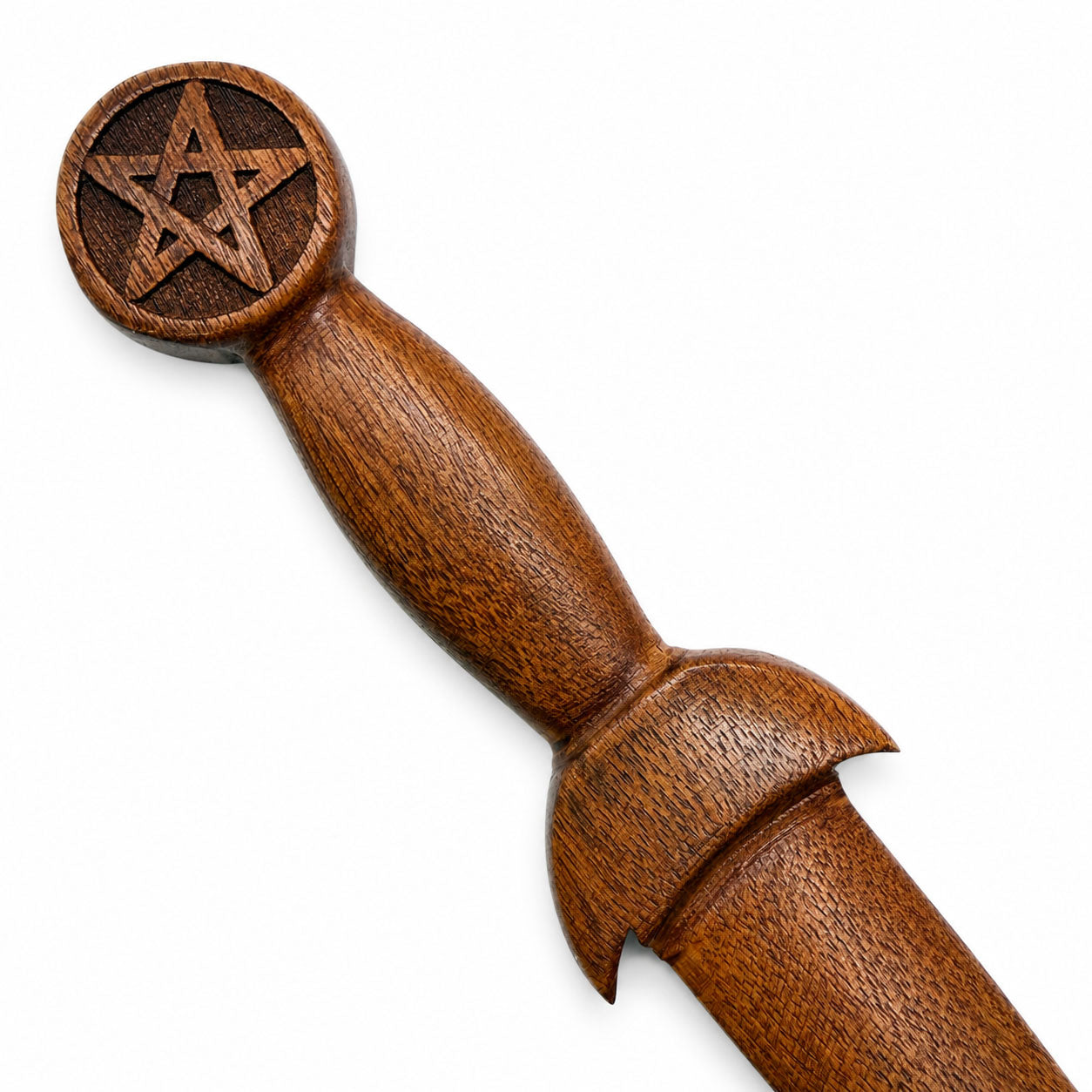 Pentacle Witchcraft Wooden Ritual Athame