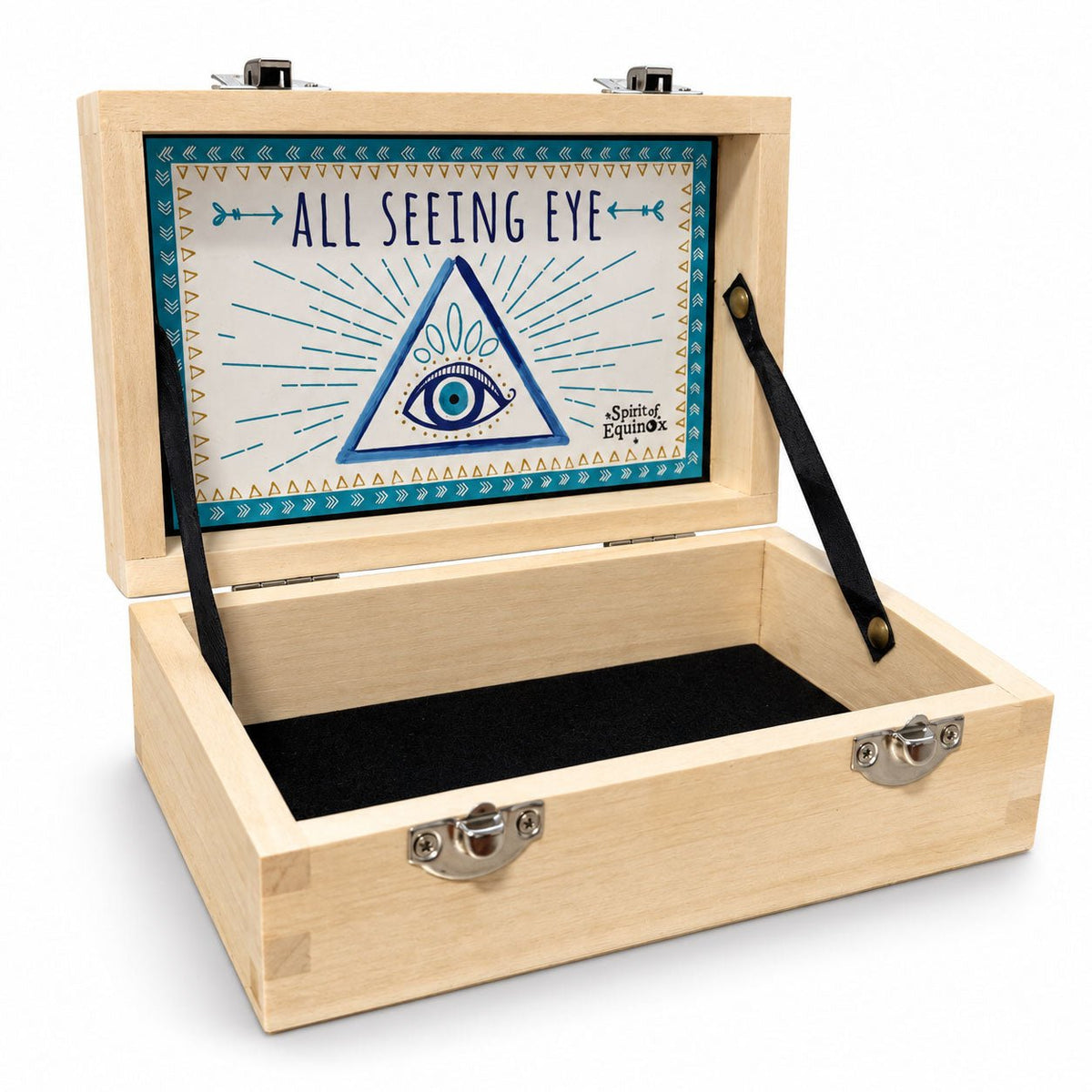 All Seeing Eye Wooden Chest