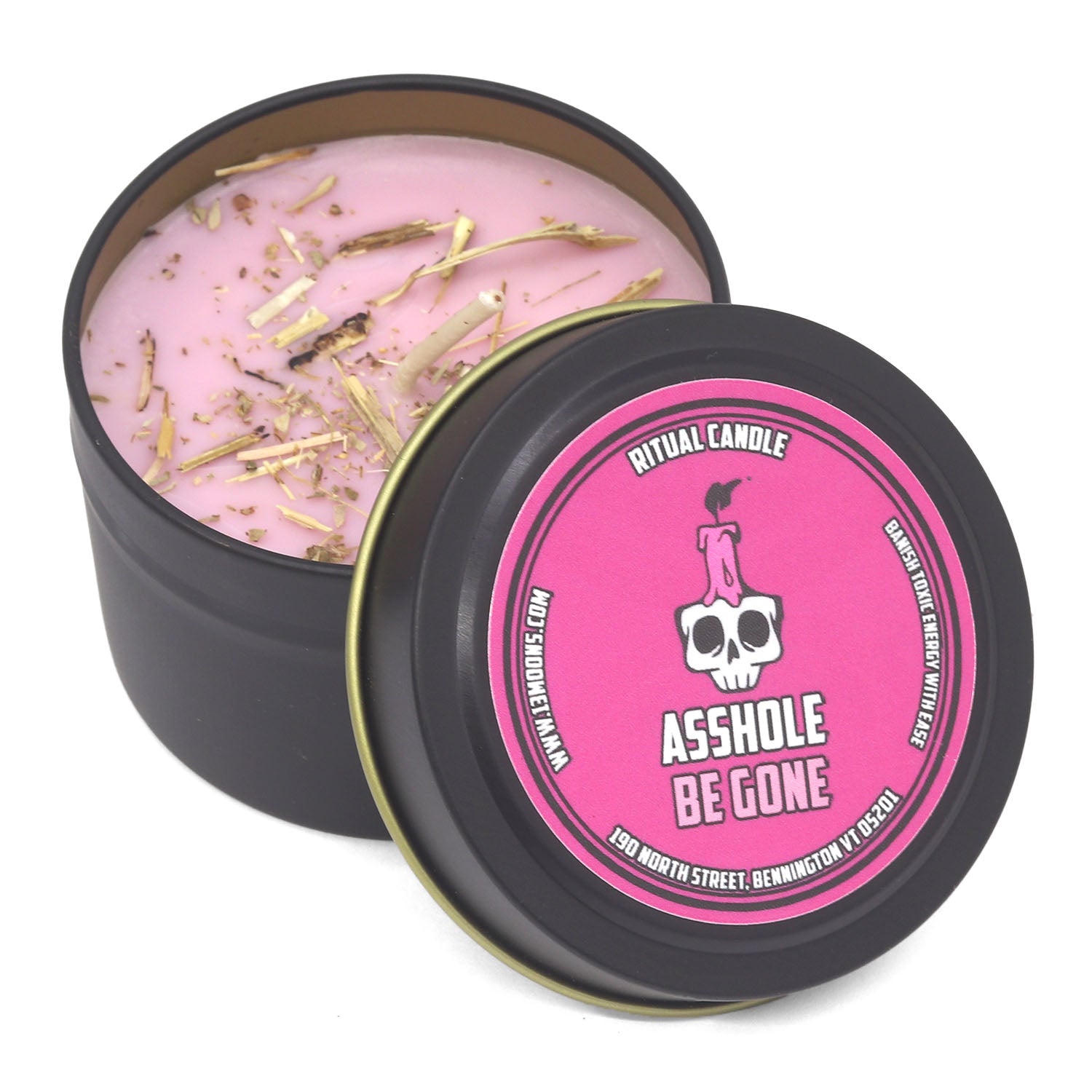 Asshole Be Gone Fixed & Dressed Ritual Candle