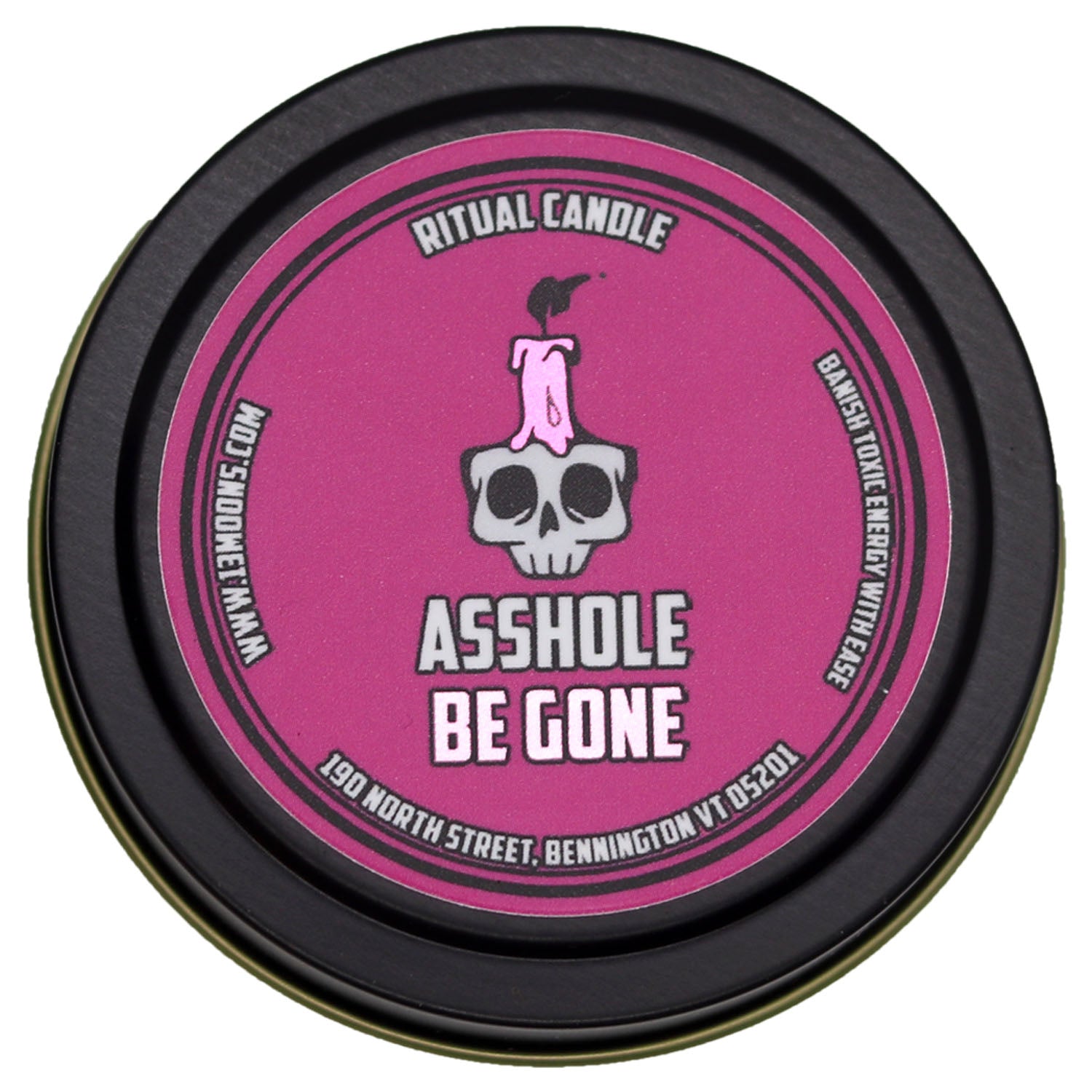 Asshole Be Gone Fixed & Dressed Ritual Candle