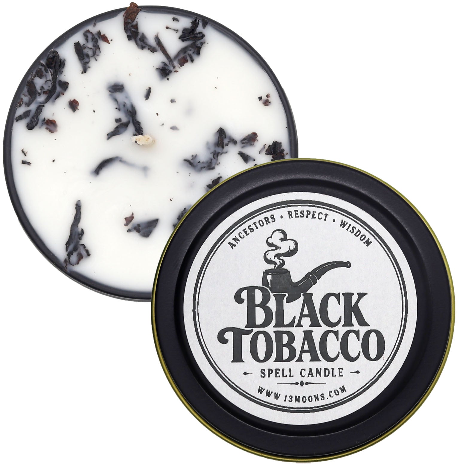 Black Tobacco Witchcraft Spell Candle