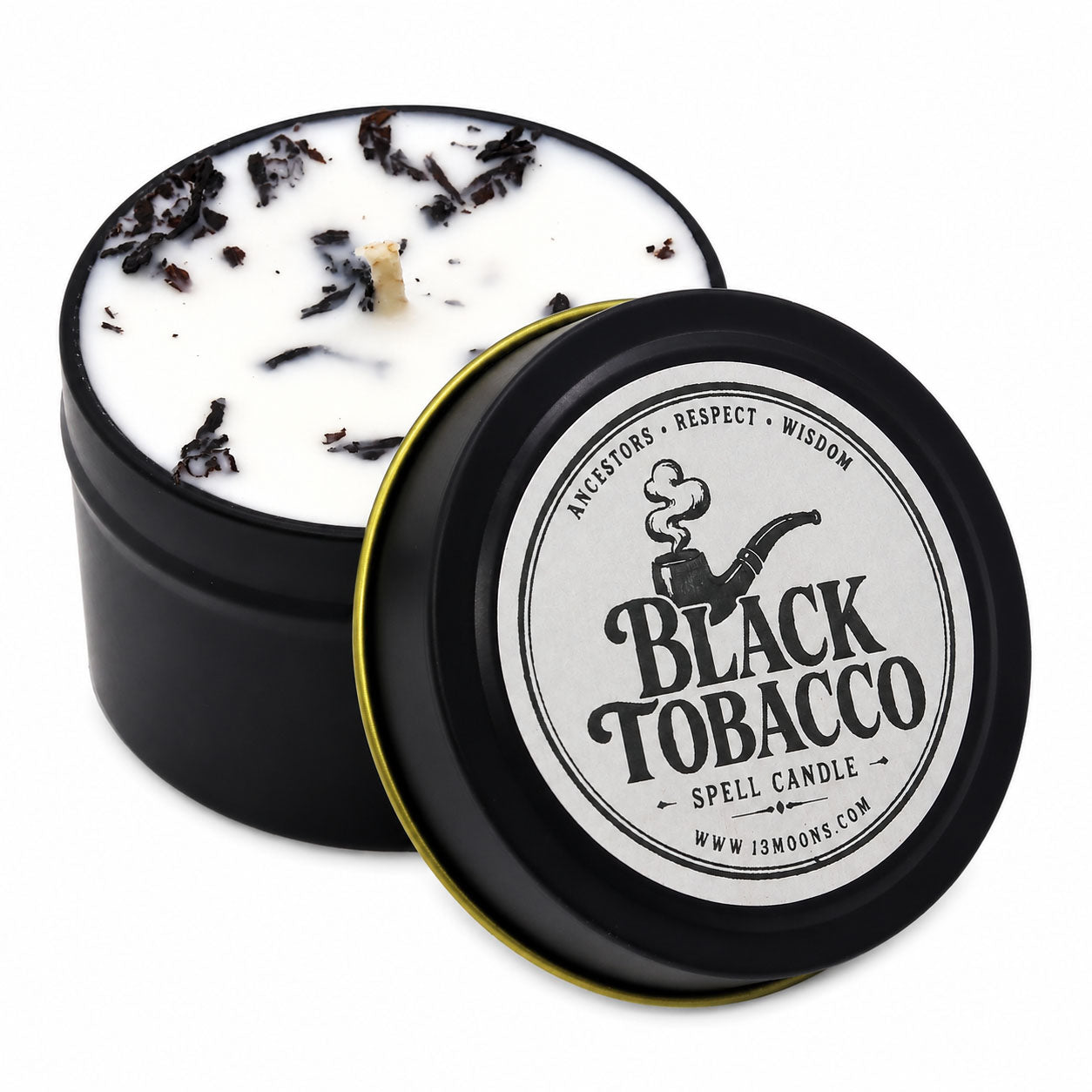 Black Tobacco Witchcraft Spell Candle