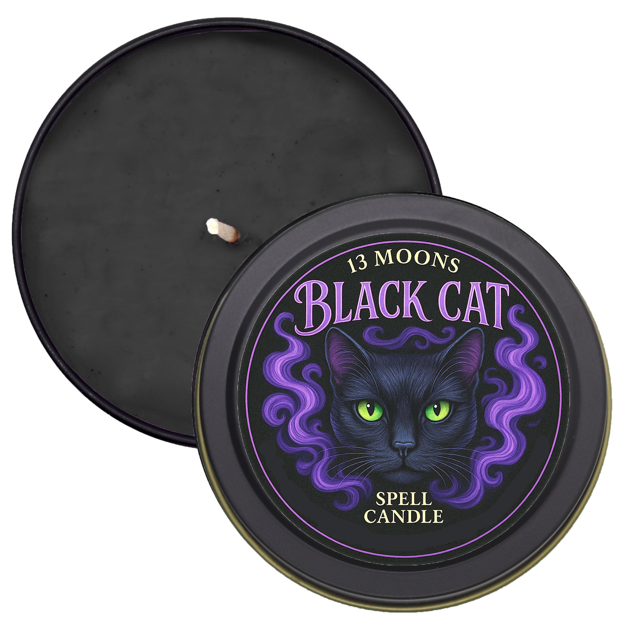 Black Cat Spell Candle by 13 Moons