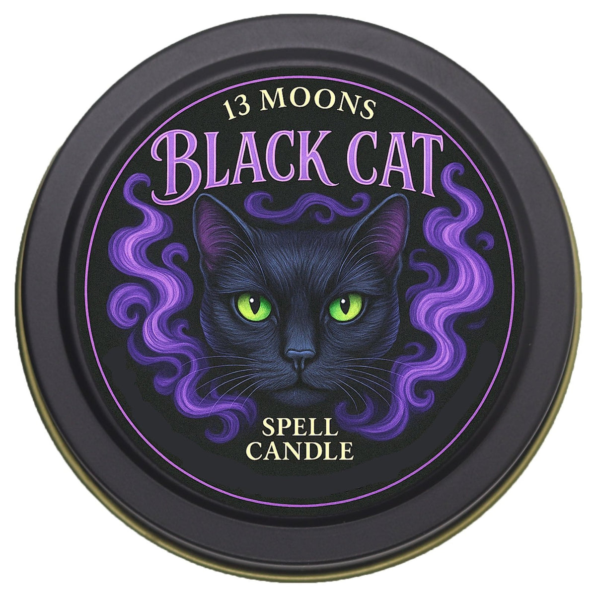 Black Cat Spell Candle by 13 Moons
