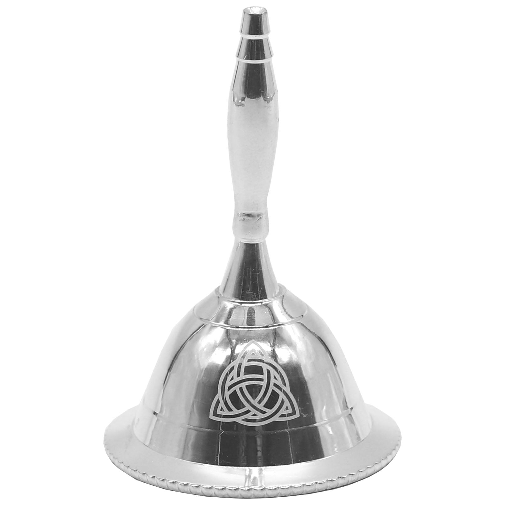Triquetra Silver Bell 3 inch