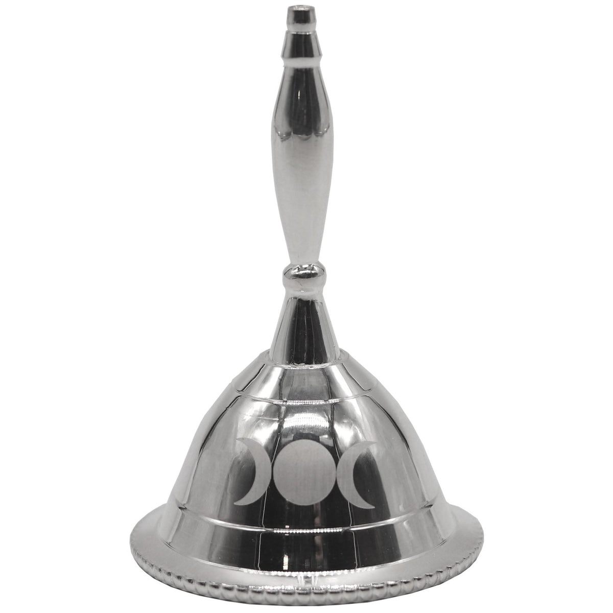 Triple Moon Altar Bell, Silver
