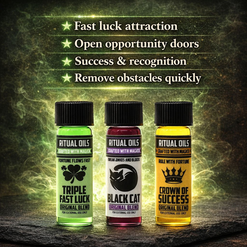 Lucky Breakthrough Ritual Oil Set