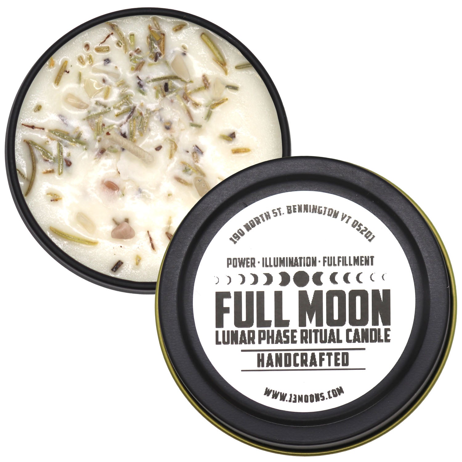 Full Moon Fixed & Dressed Ritual Candle