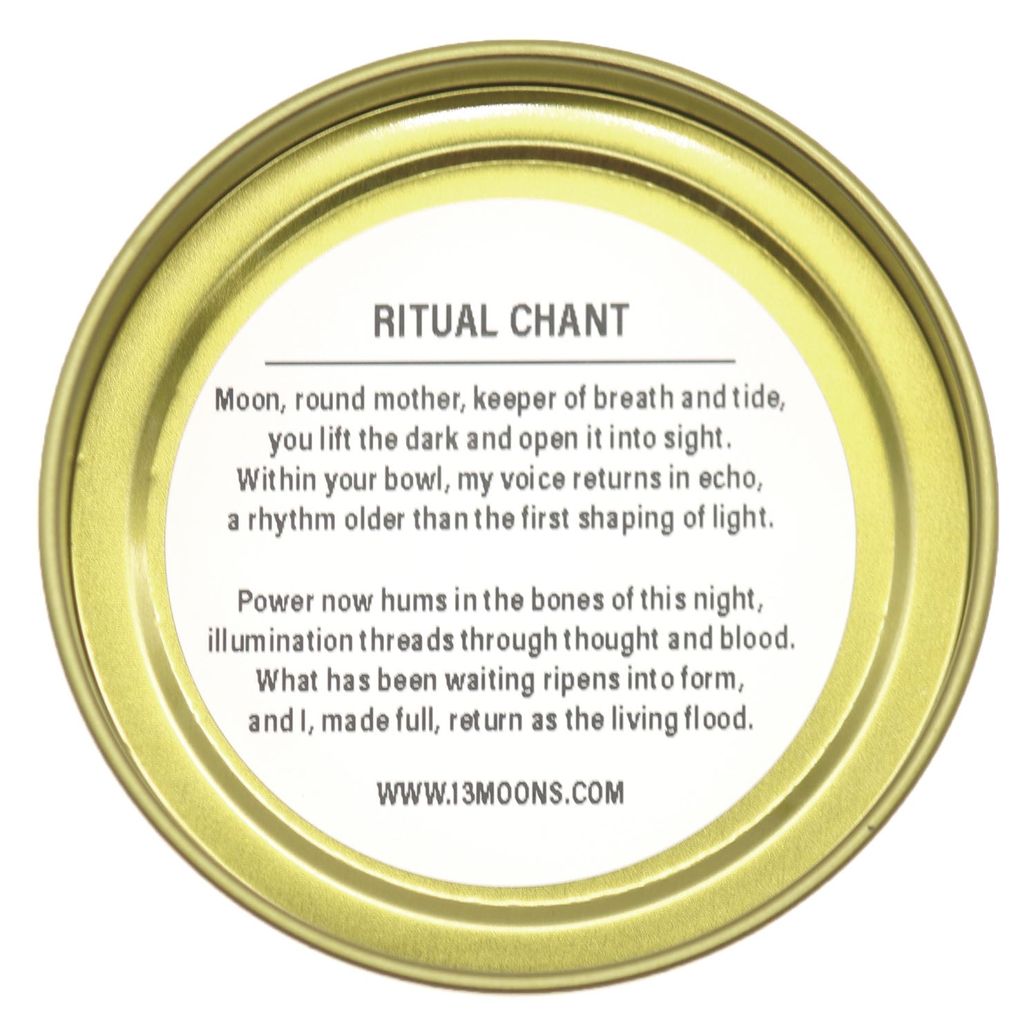 Full Moon Fixed & Dressed Ritual Candle