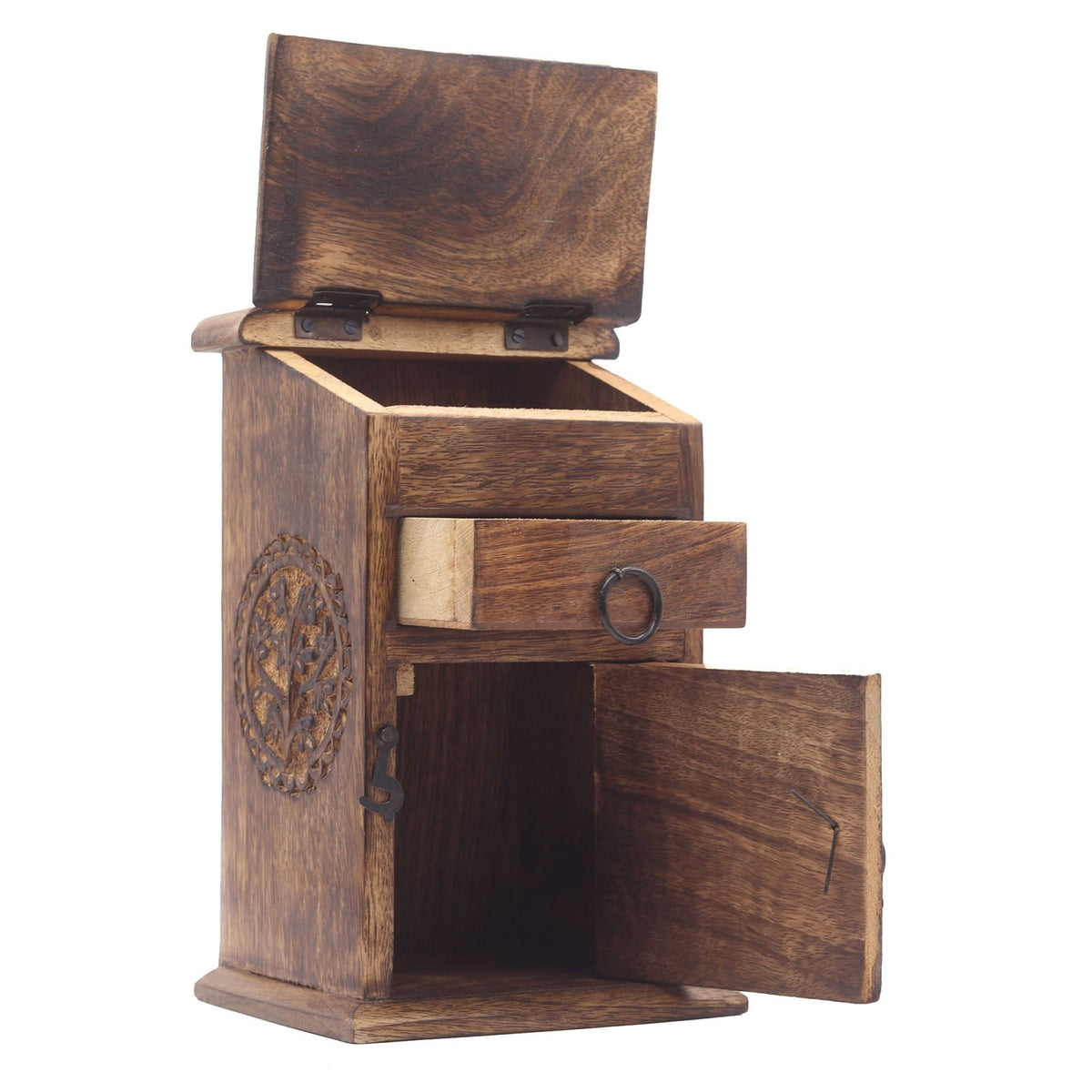 Tree of Life Wood Chest