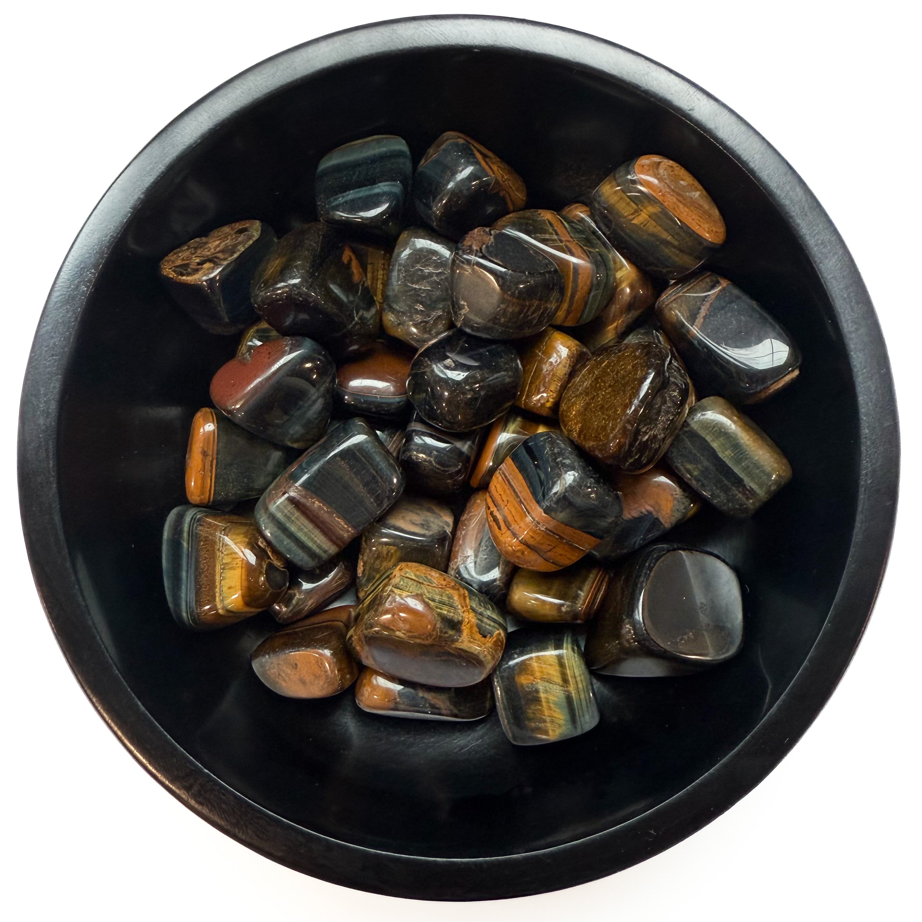Tigers Eye, Blue Tumbled