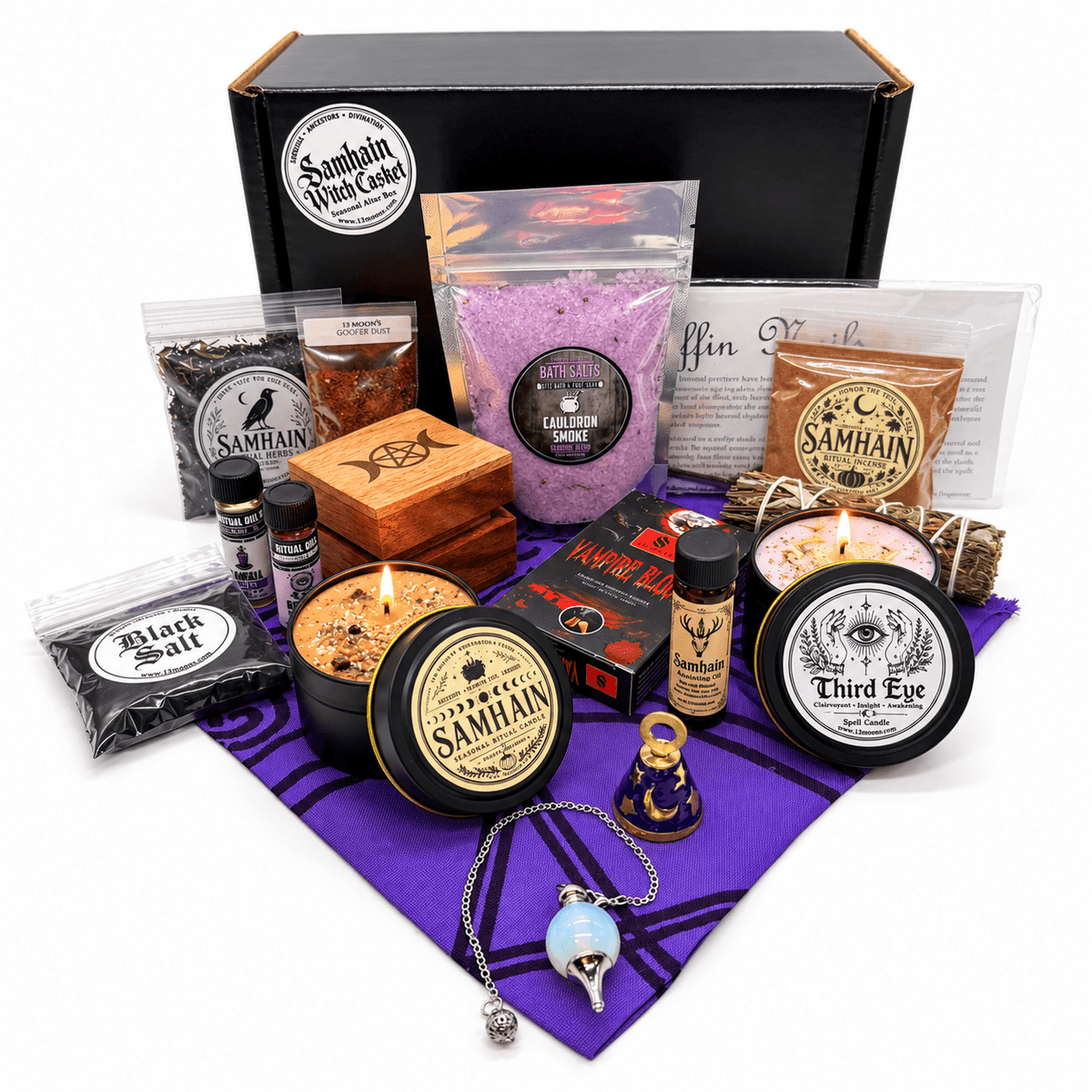 Samhain Witch Casket - Seasonal Altar Box