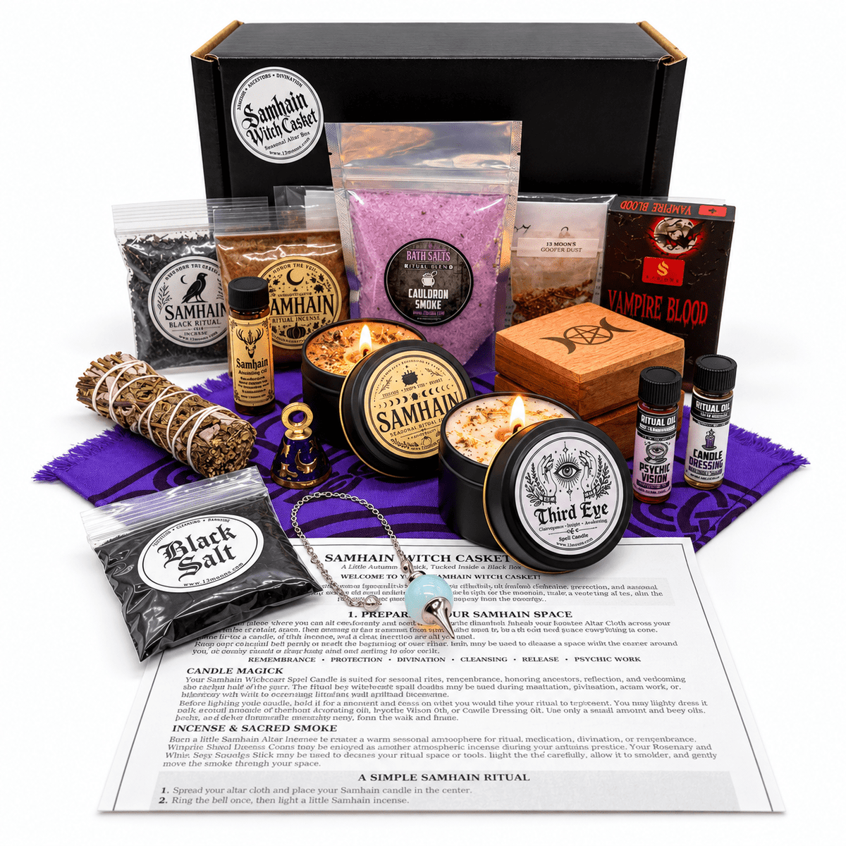Samhain Witch Casket - Seasonal Altar Box