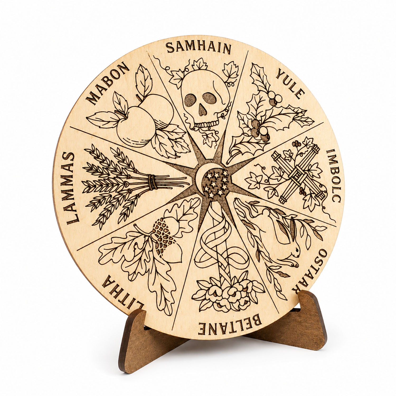 Mini Wooden Wheel of the Year