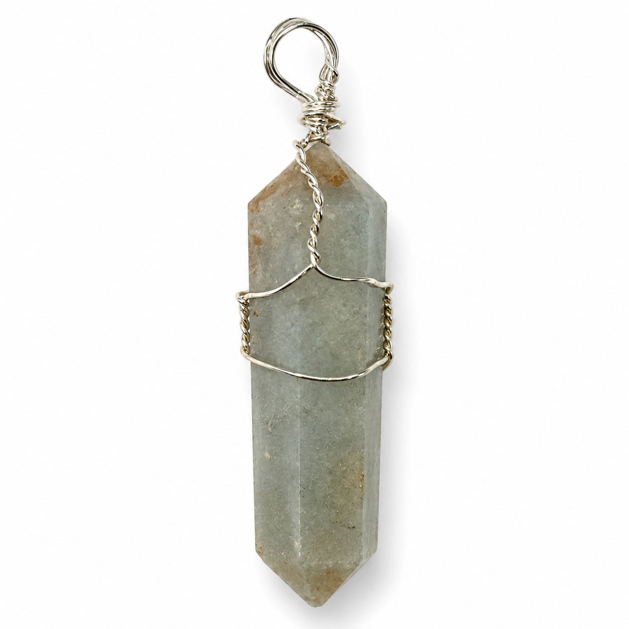 Green Aventurine Wire Wrapped Pendant