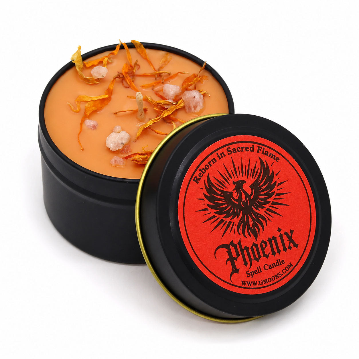 Phoenix Witchcraft Spell Candle by 13 Moons