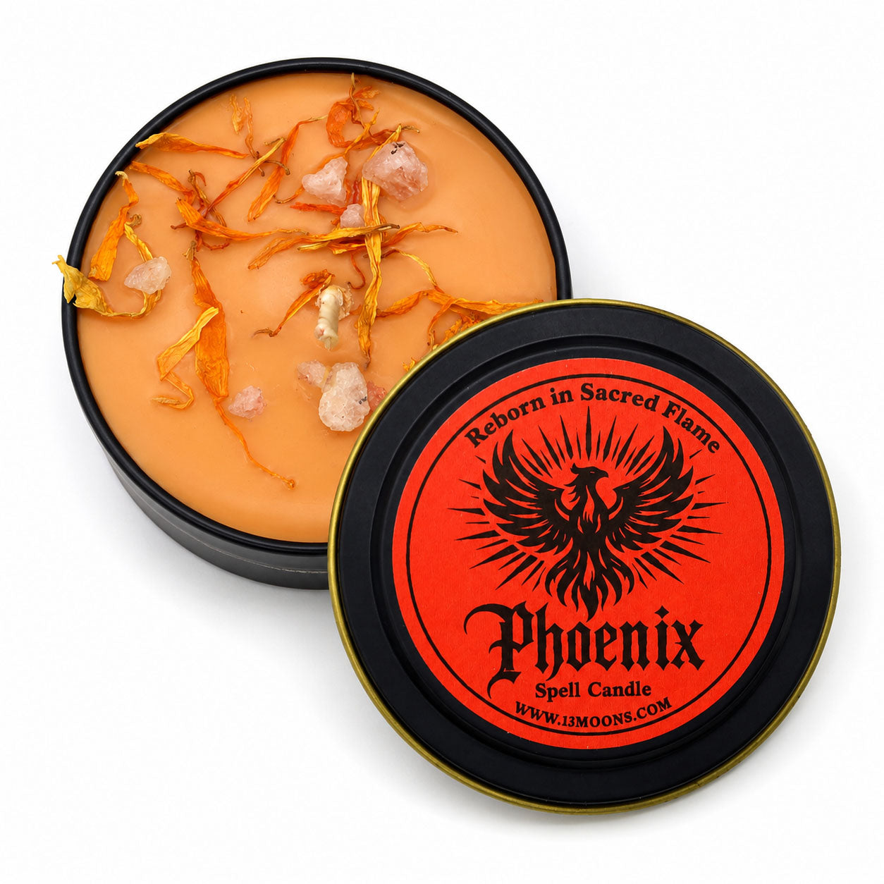Phoenix Witchcraft Spell Candle by 13 Moons