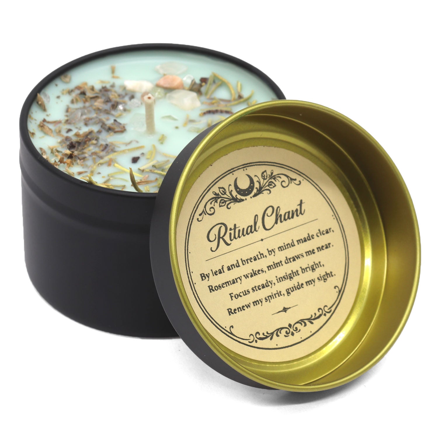 Pure Clarity Herbal Blessing Spell Candle
