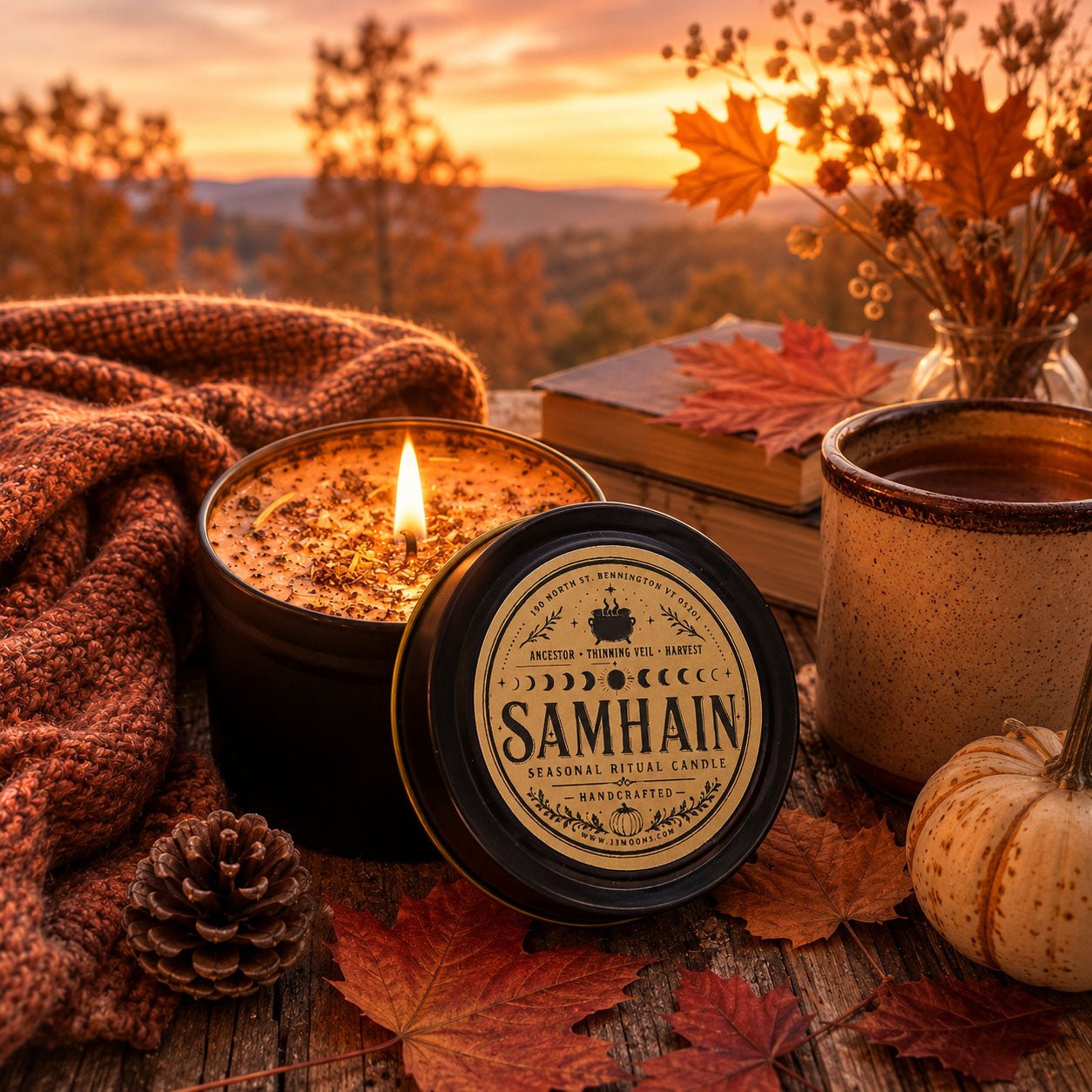 Samhain Witchcraft Spell Candle by 13 Moons