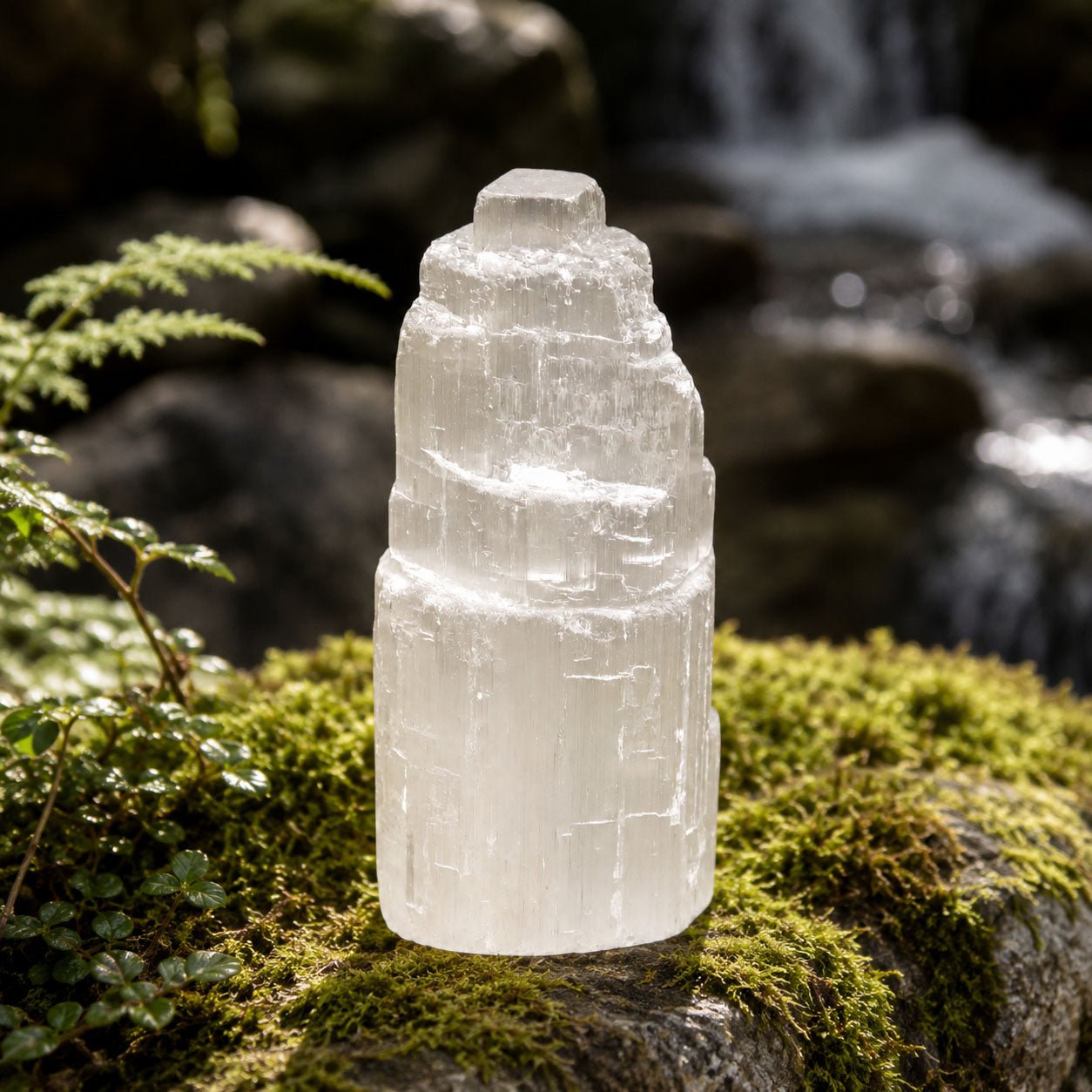 Selenite Mini Peak Point