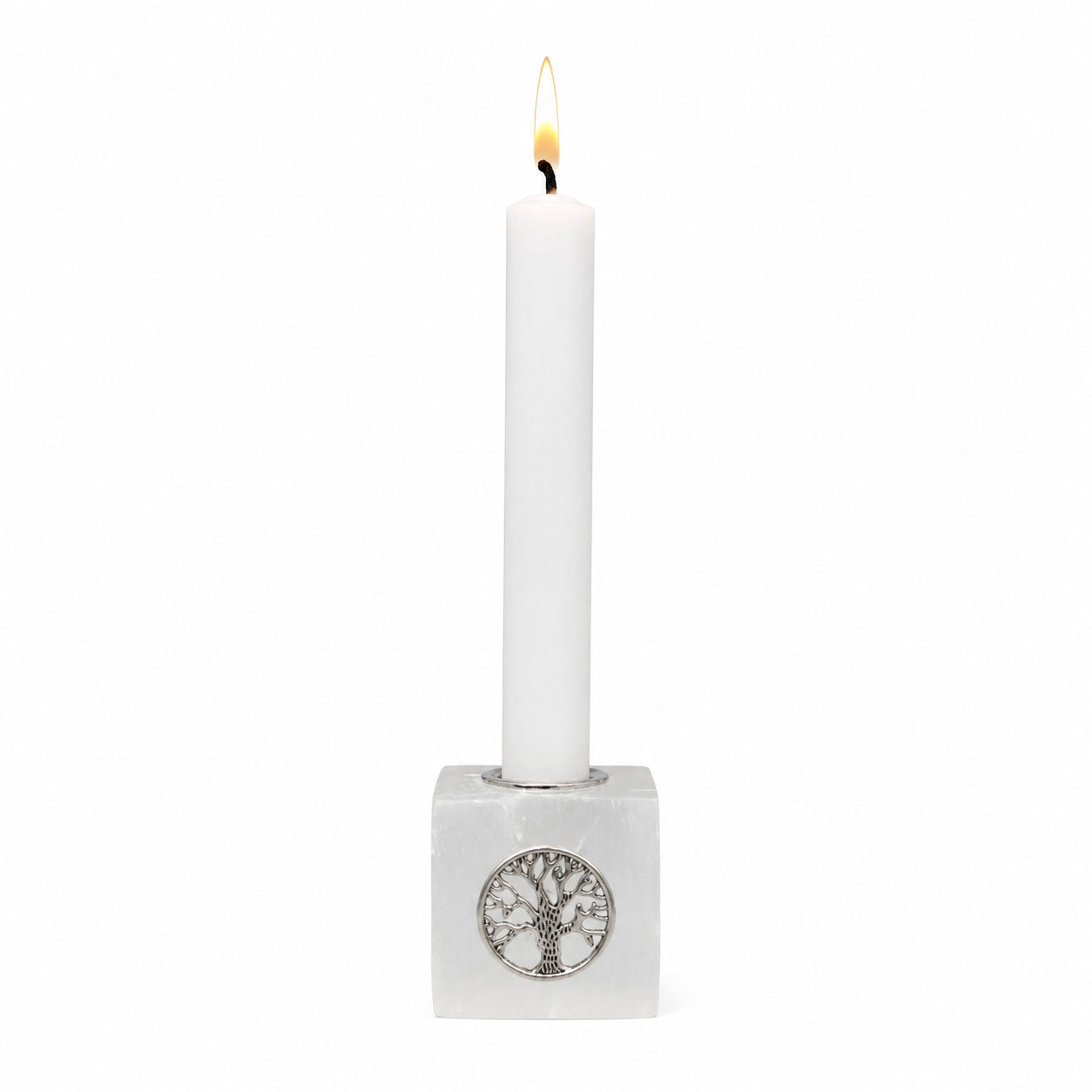 Selenite & Tree of Life Chime Holder