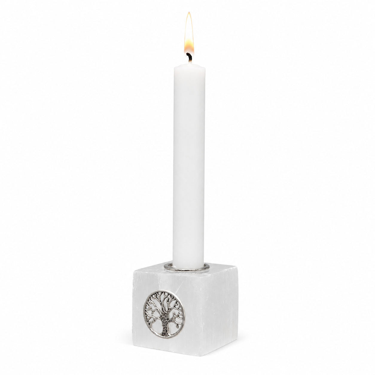 Selenite & Tree of Life Chime Holder