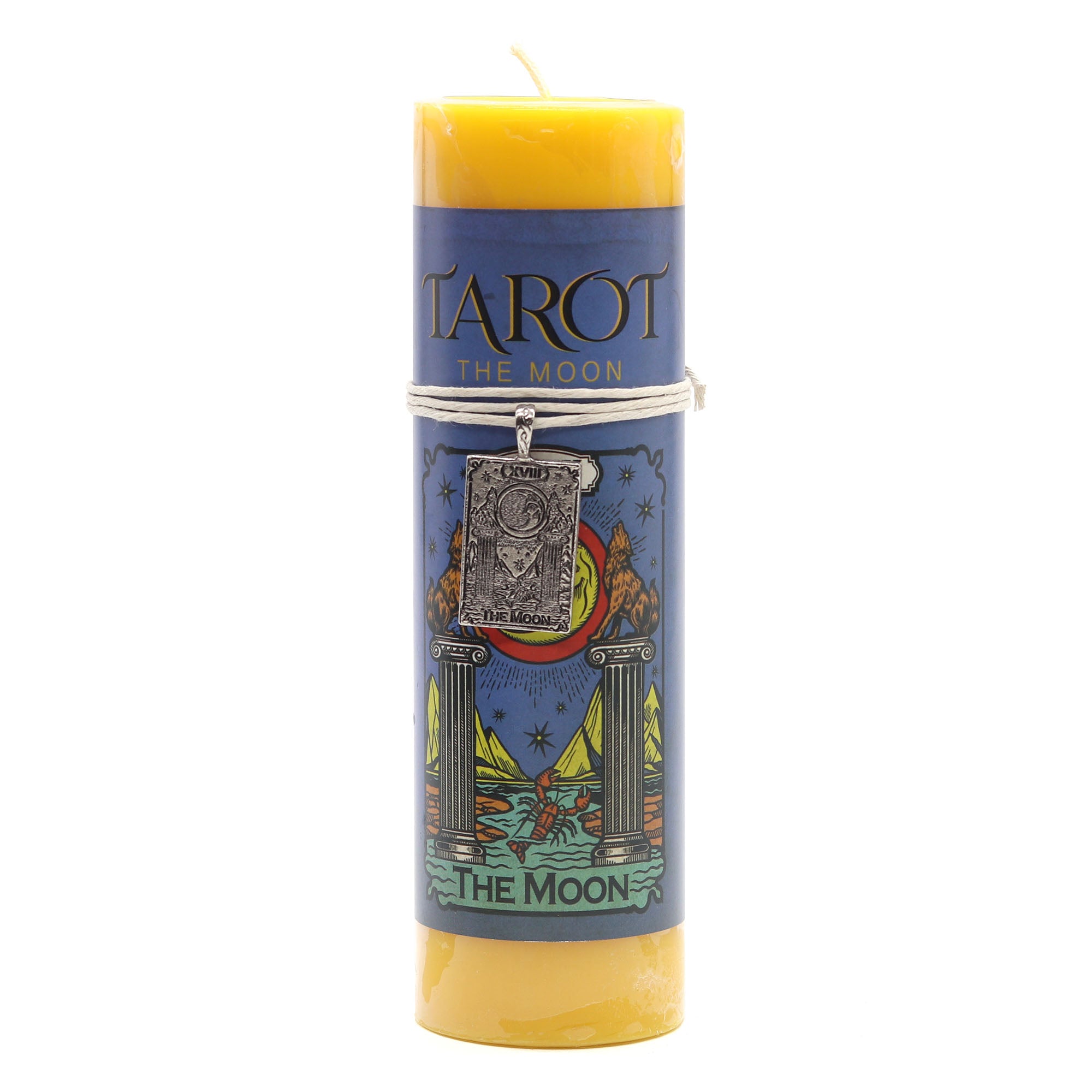The Moon Tarot Pendant Candle