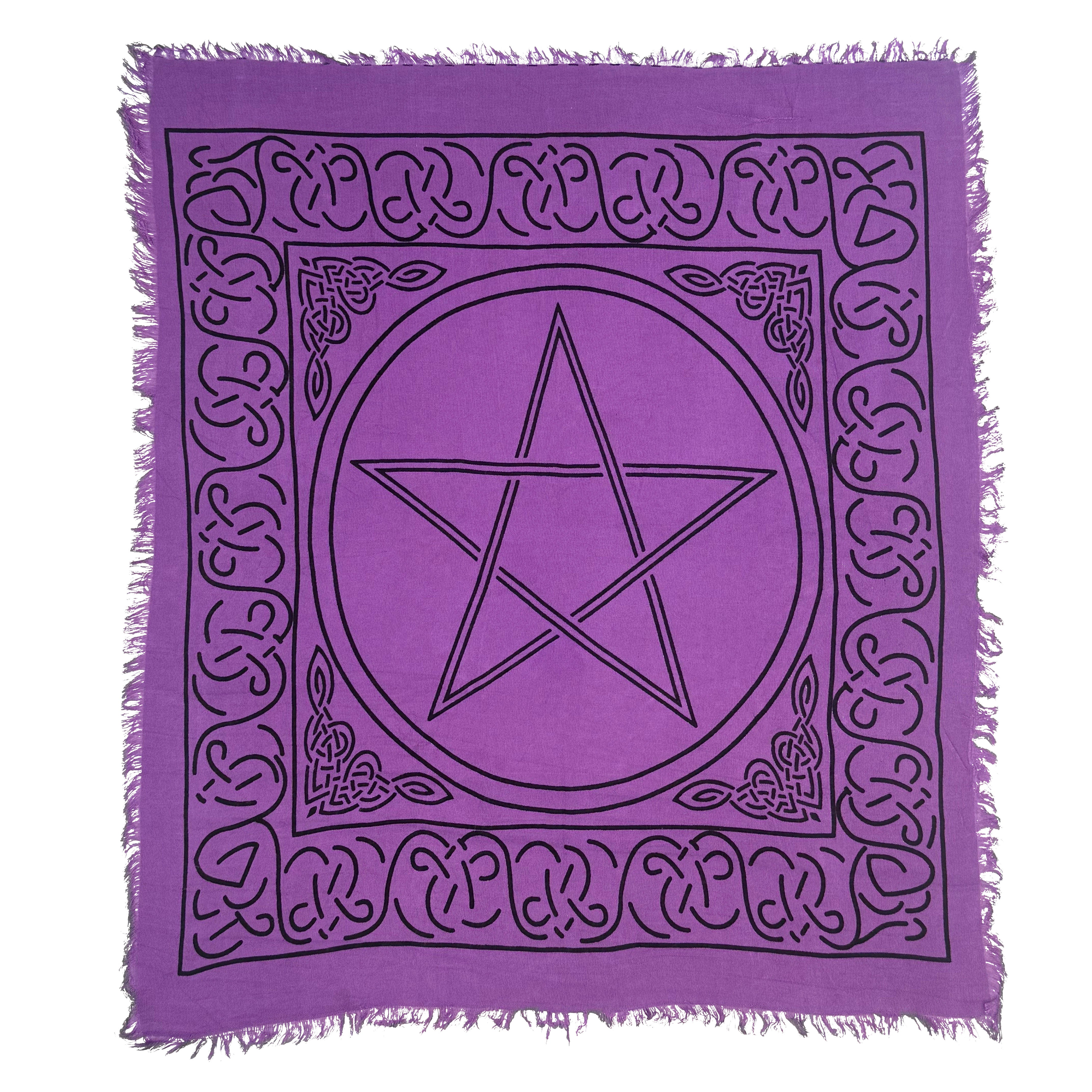 Pentacle Altar Cloth 18 inch