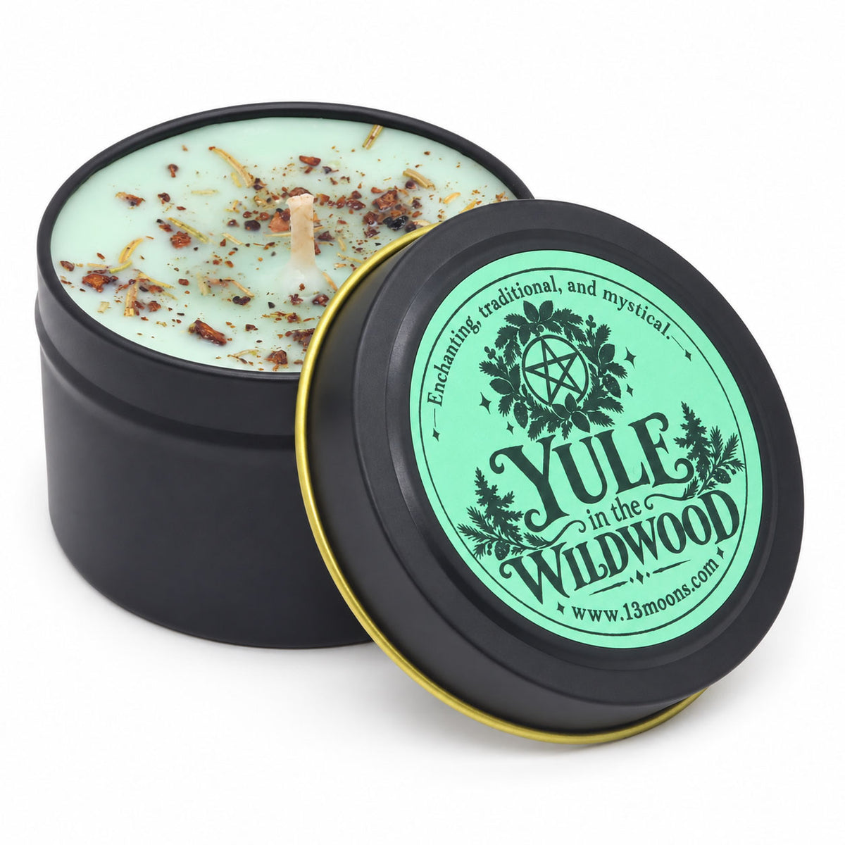 Yule in the Wildwood Seasonal Ritual Candle