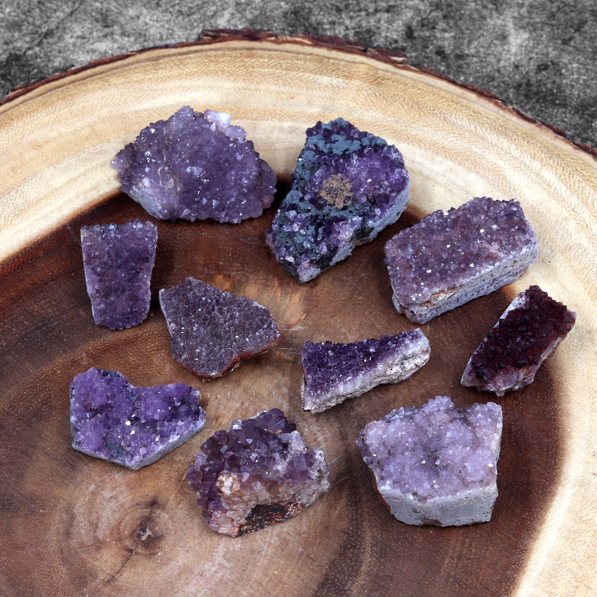 Amethyst Cluster, Medium from 13 Moons