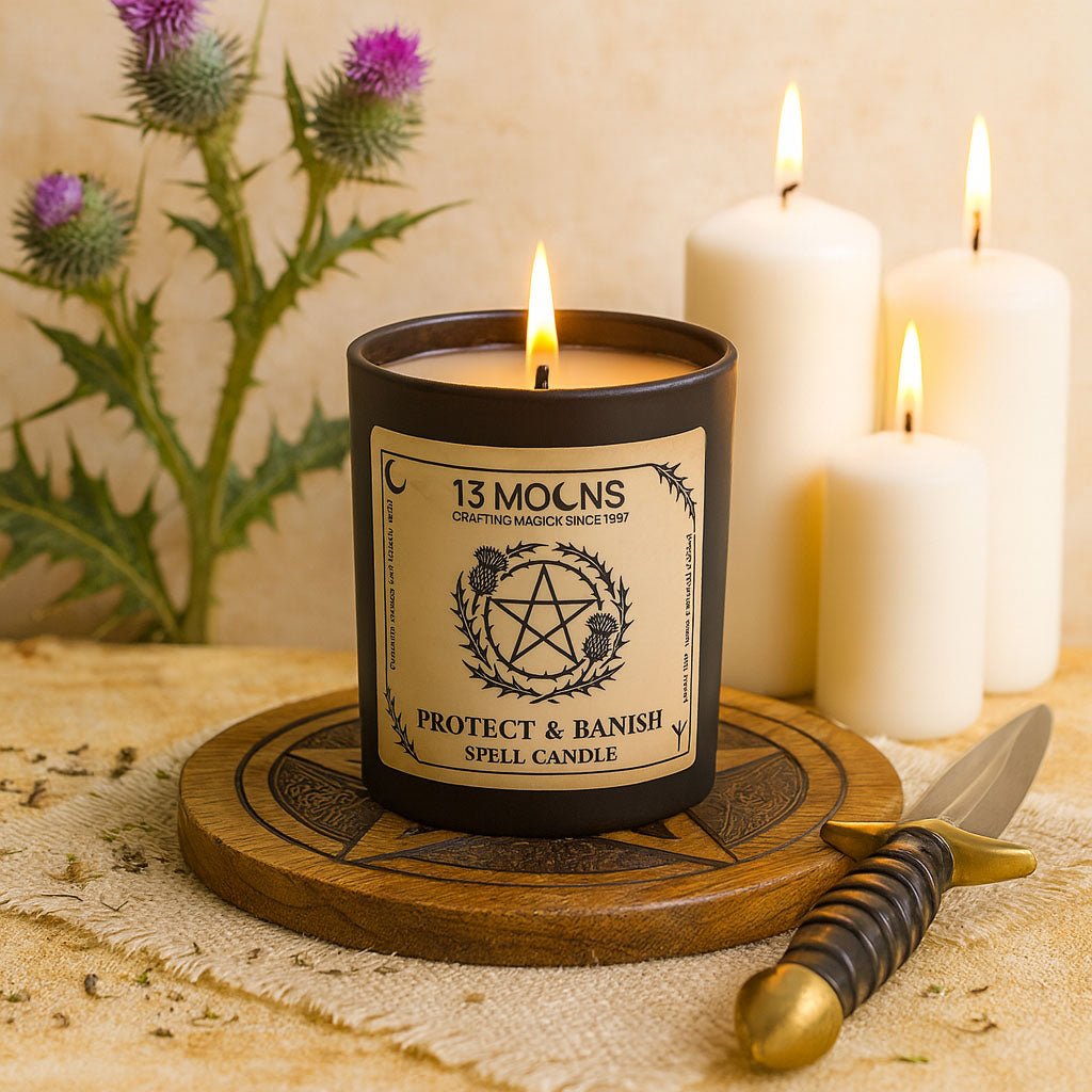 Protect & Banish Spell Candle by 13 Moons