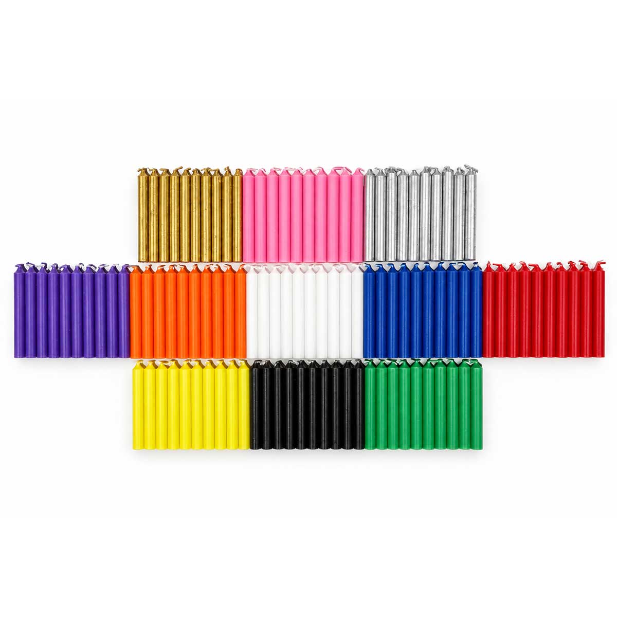 Chime Spell Candles – 220-Pack Assortment, 11 Colors