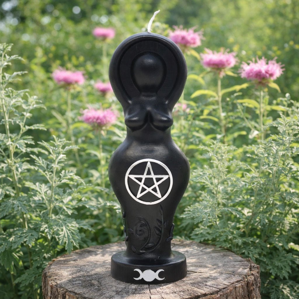 Goddess Pentacle Altar Candle