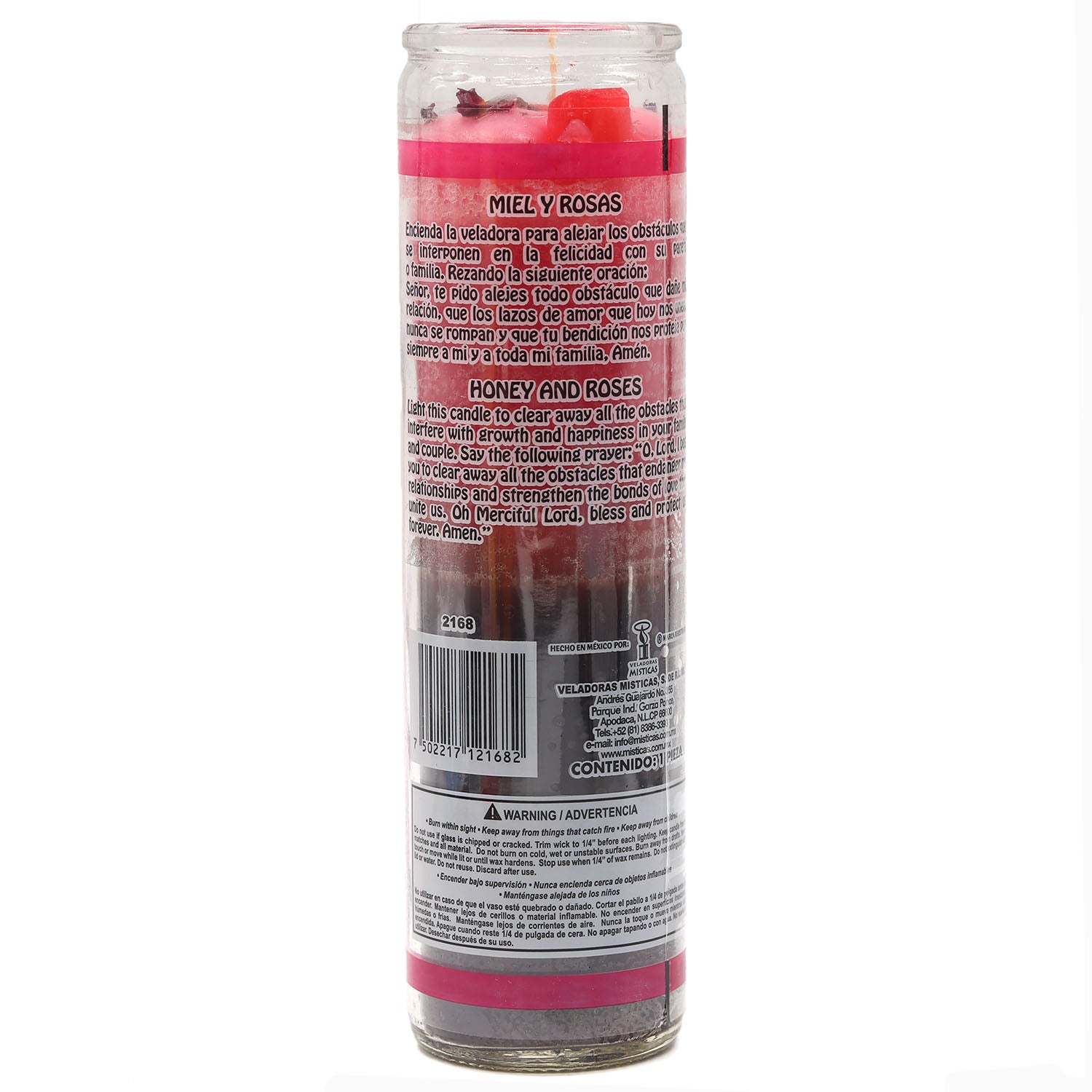 Honey and Roses 7 Day Candle