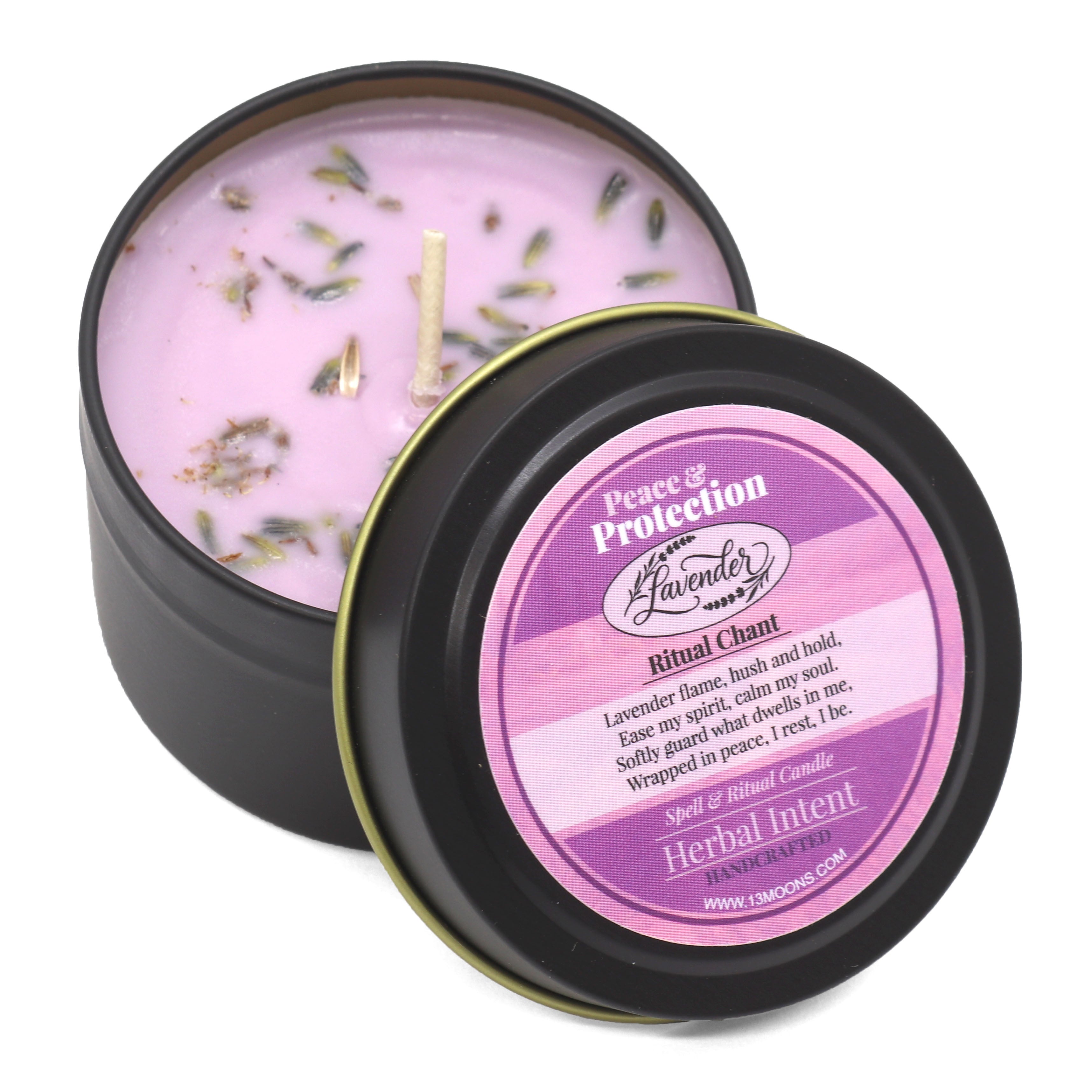 Lavender Peace & Protection Spell Candle
