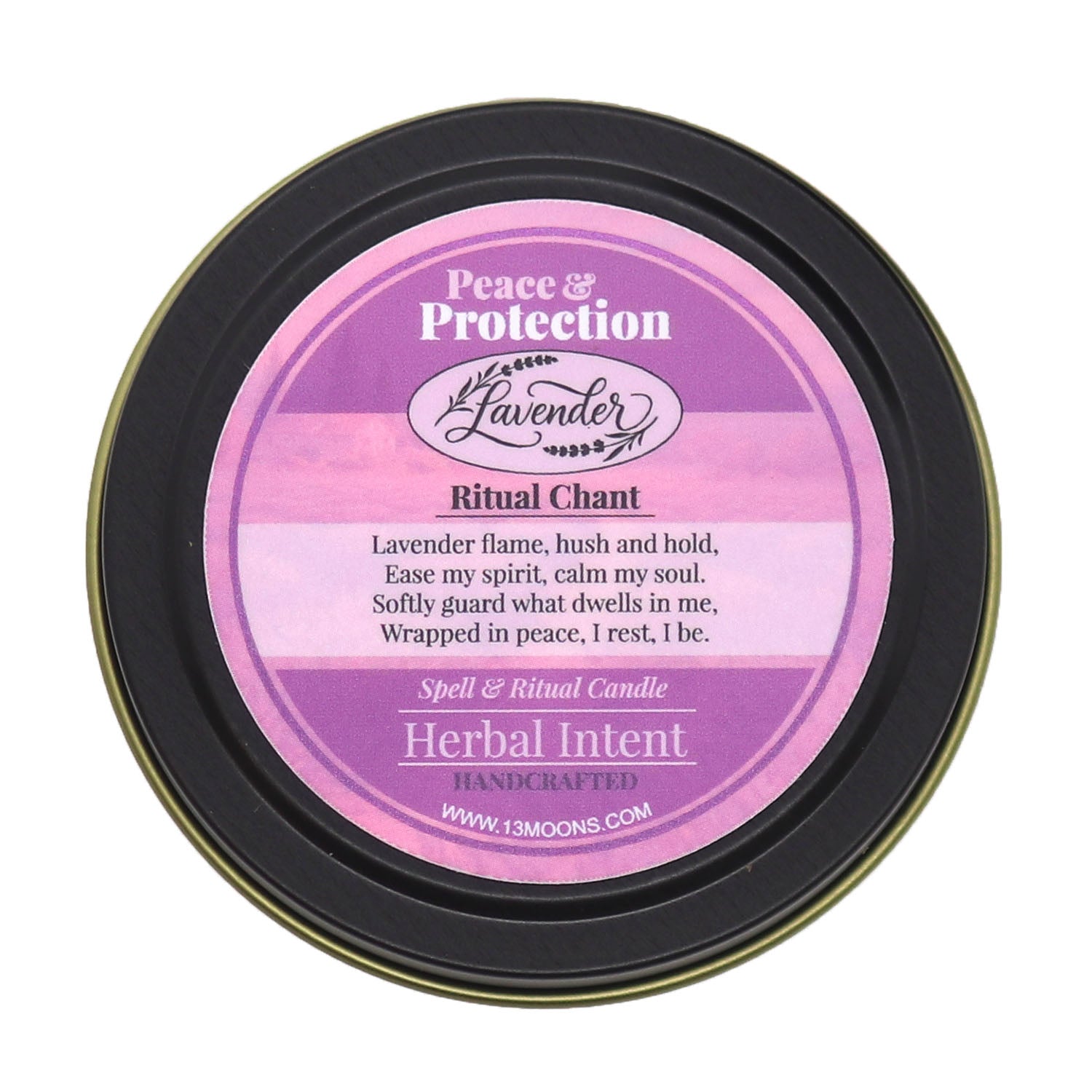 Lavender Peace & Protection Spell Candle