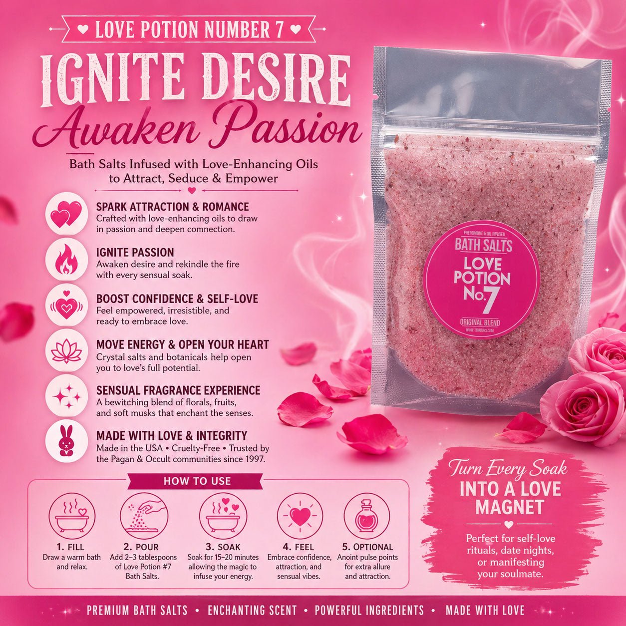Love Potion Number 7 Bath Salts