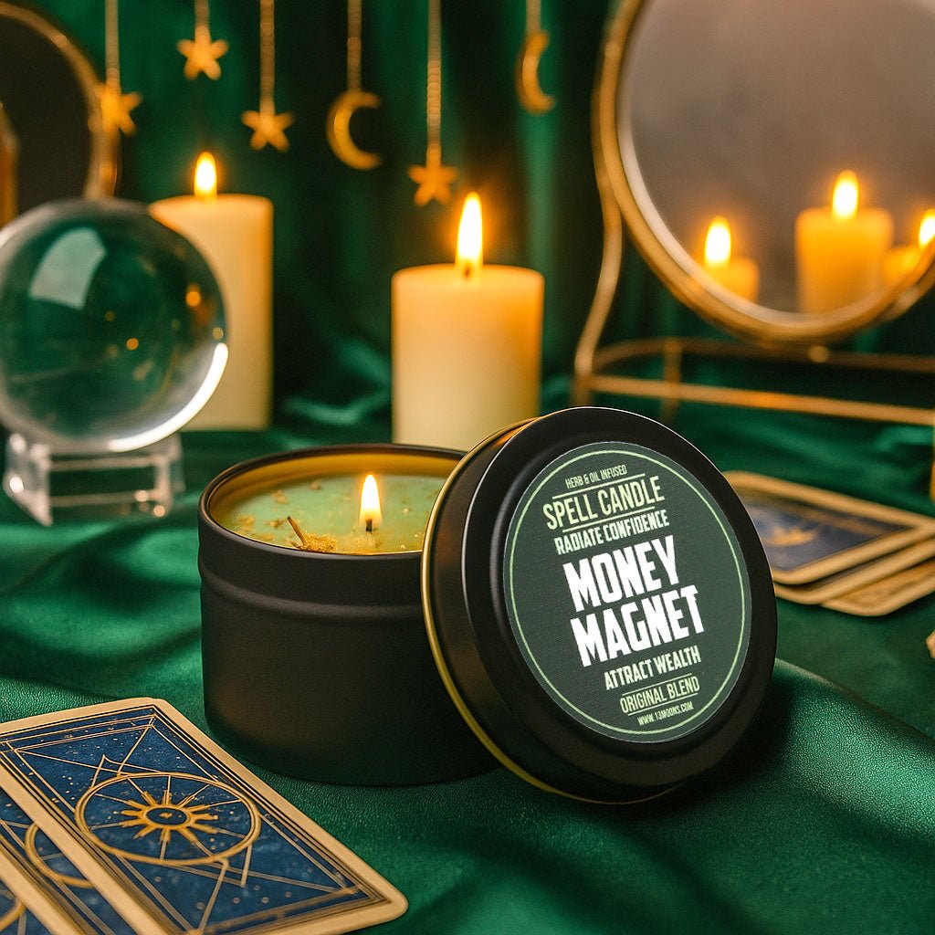 Money Magnet Fixed & Dressed Spell Candle