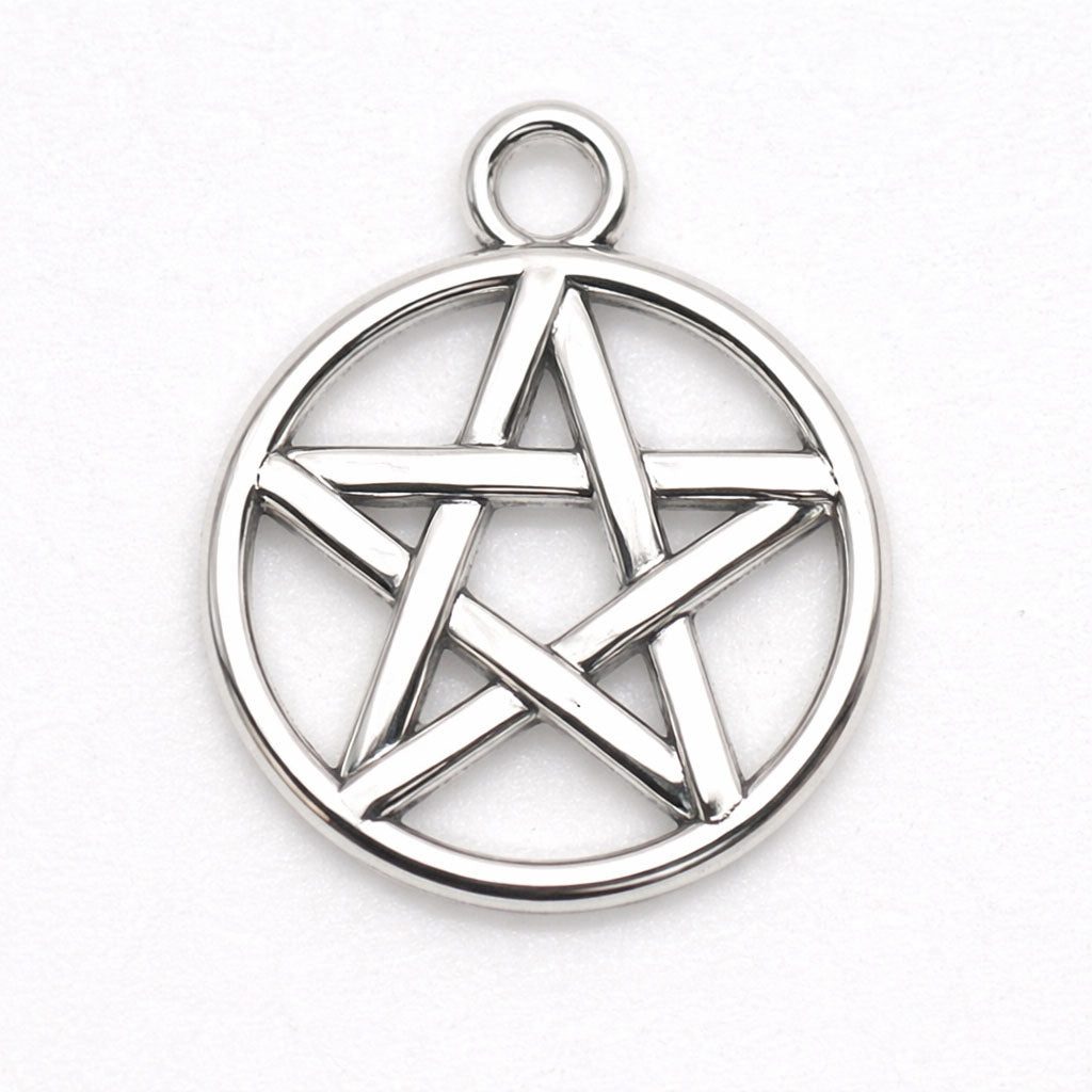 Silver Pentacle Charm