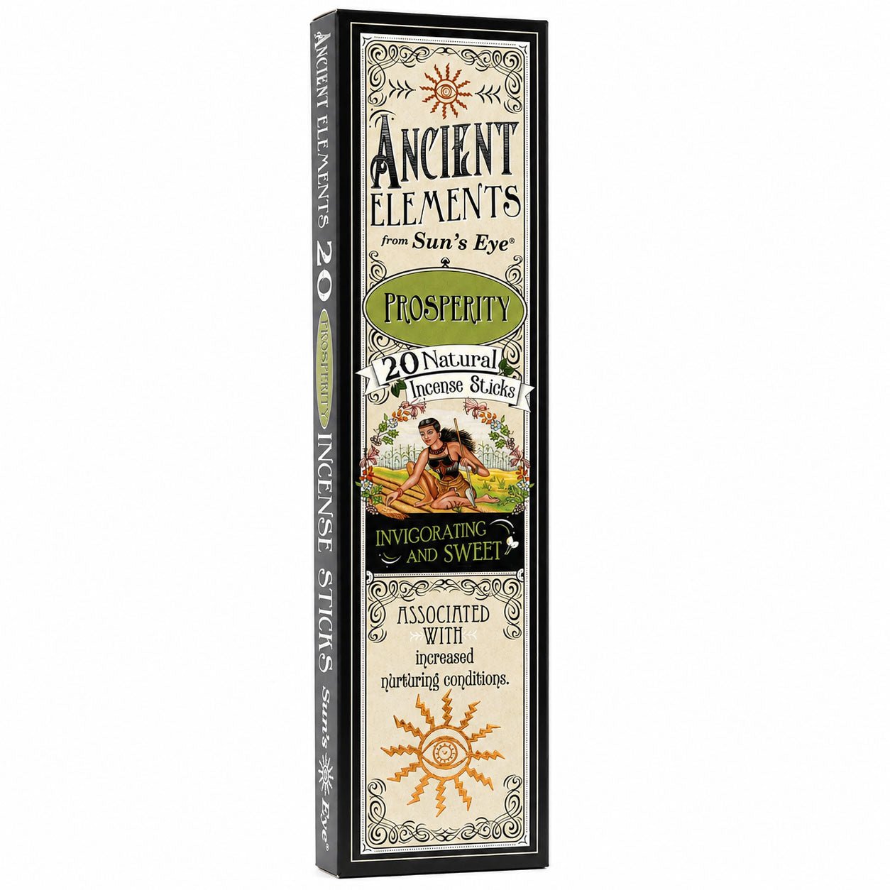Ancient Elements Prosperity - Sun's Eye Incense Sticks 20 Pack