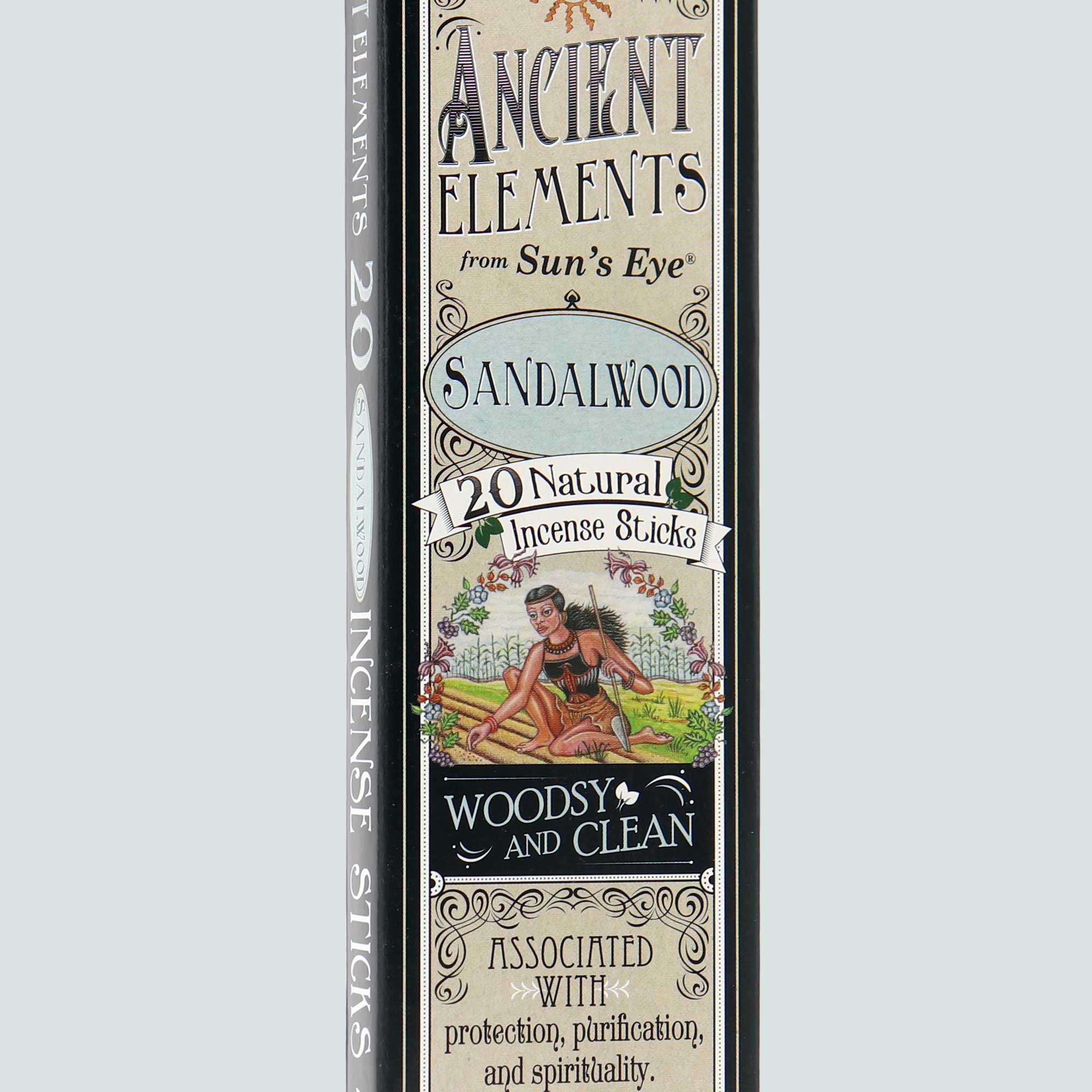 Ancient Elements Sandalwood - Sun's Eye Incense Sticks 20 Pack