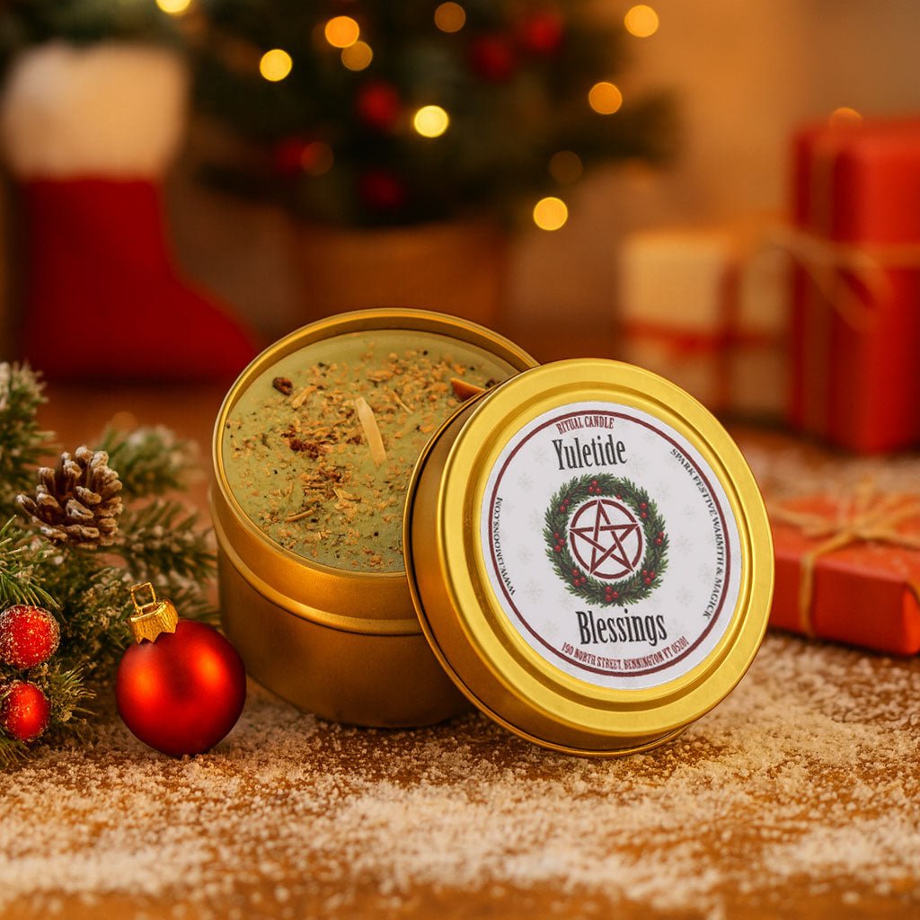 Yuletide Blessings Fixed & Dressed Seasonal Ritual Candle