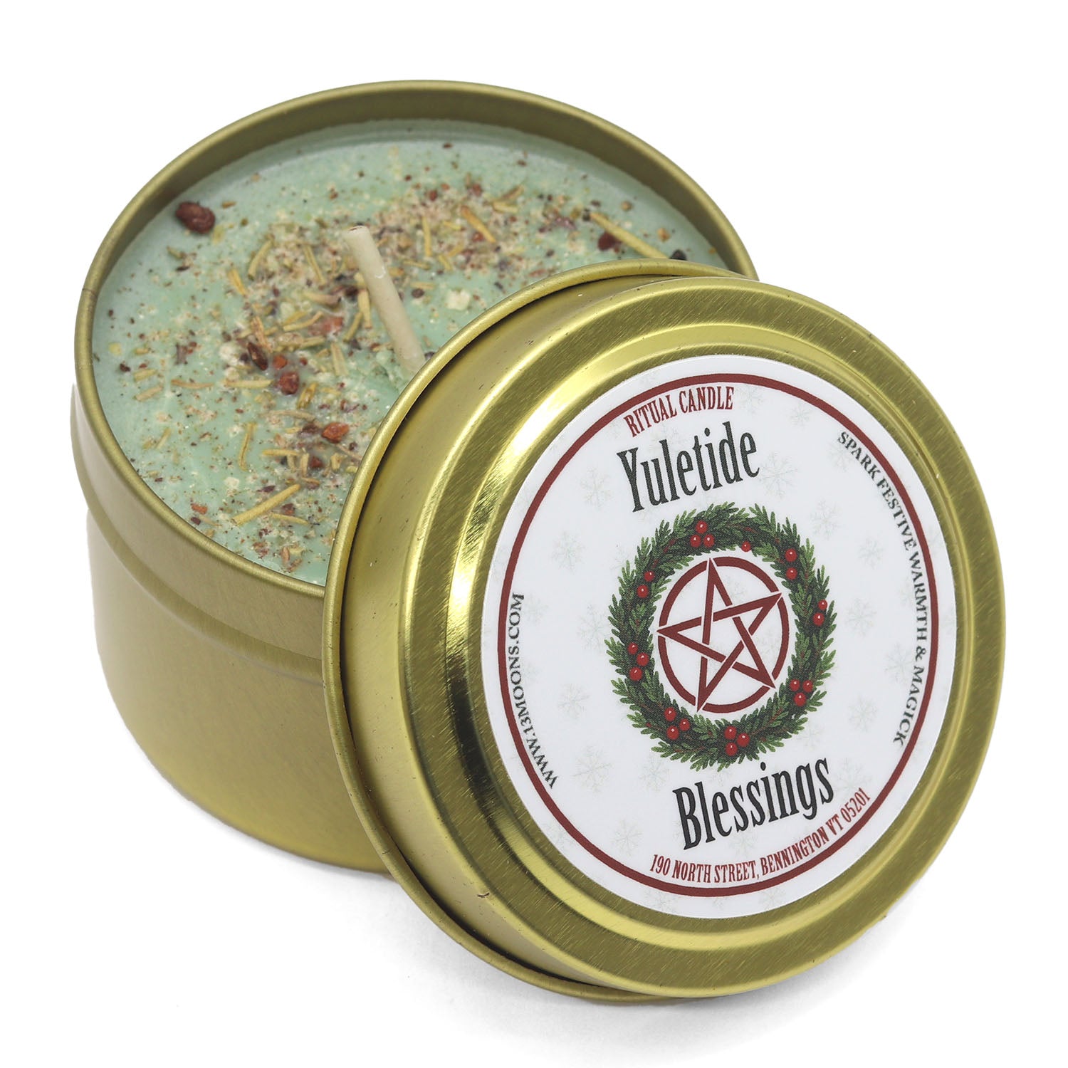 Yuletide Blessings Fixed & Dressed Seasonal Ritual Candle