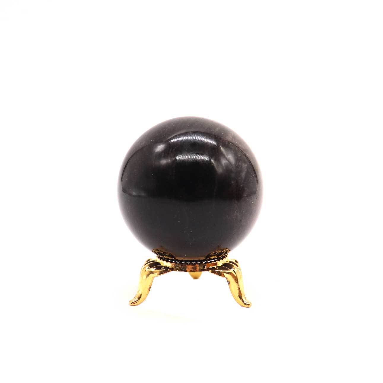 1.5-2 inch Black Obsidian Crystal Ball - 13 Moons