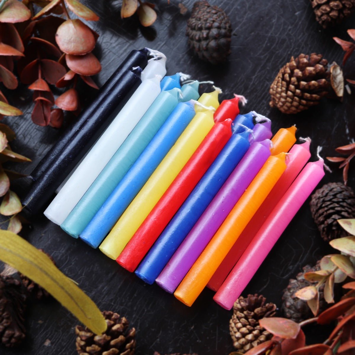 20 Candle Set, 10 colors - 13 Moons