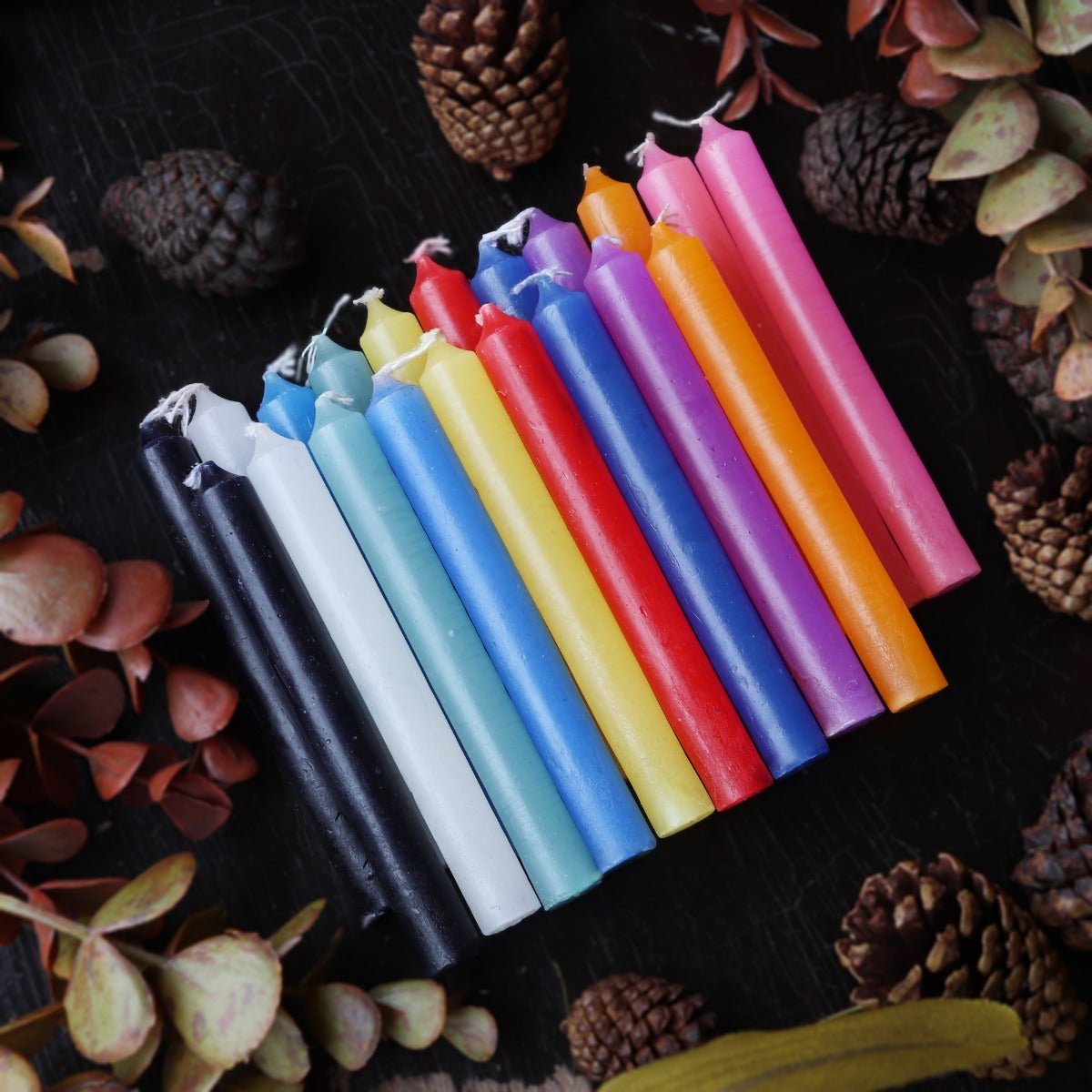 20 Candle Set, 10 colors - 13 Moons
